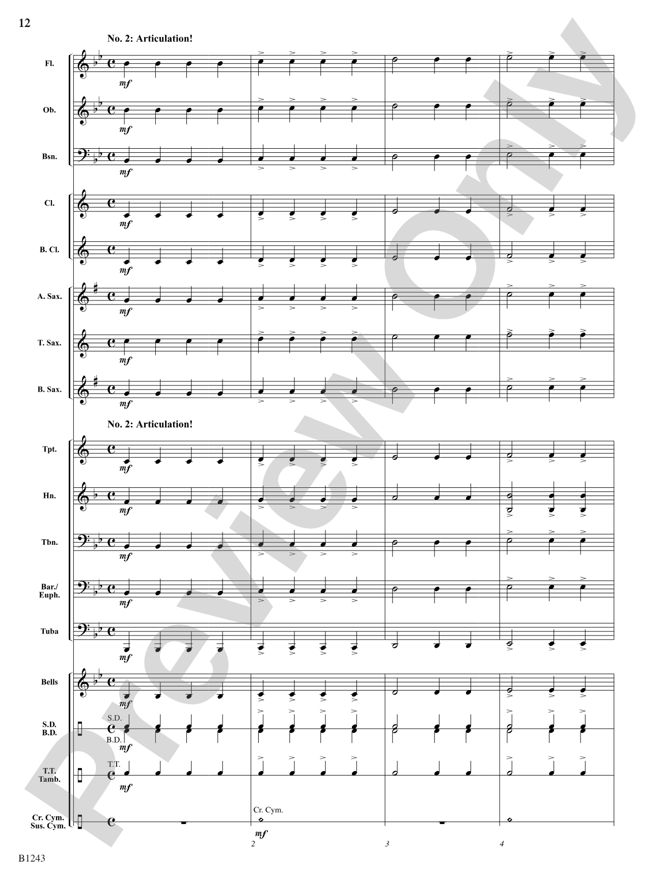 Rise to Power: Concert Band Conductor Score & Parts