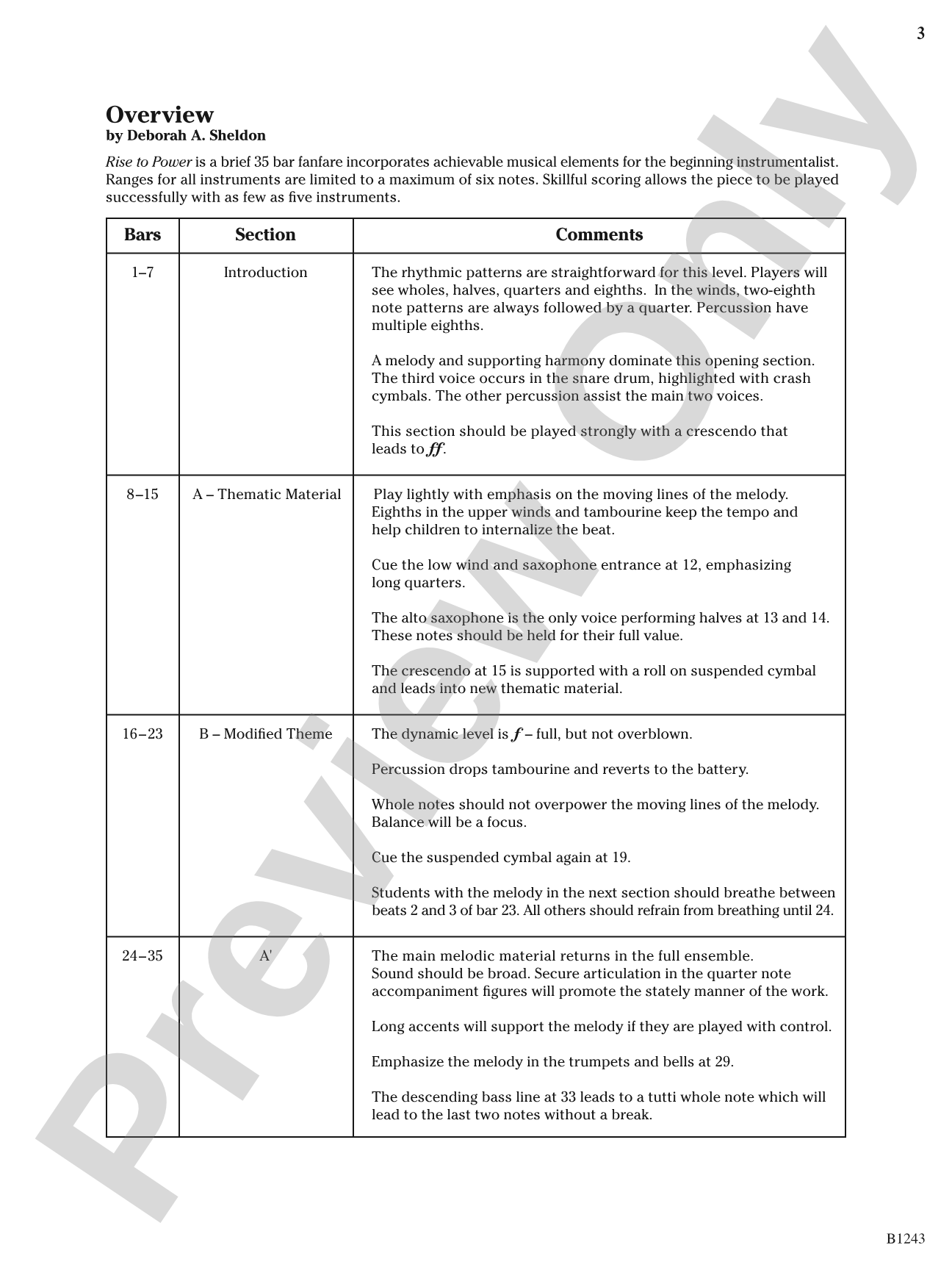 Rise to Power: Concert Band Conductor Score & Parts