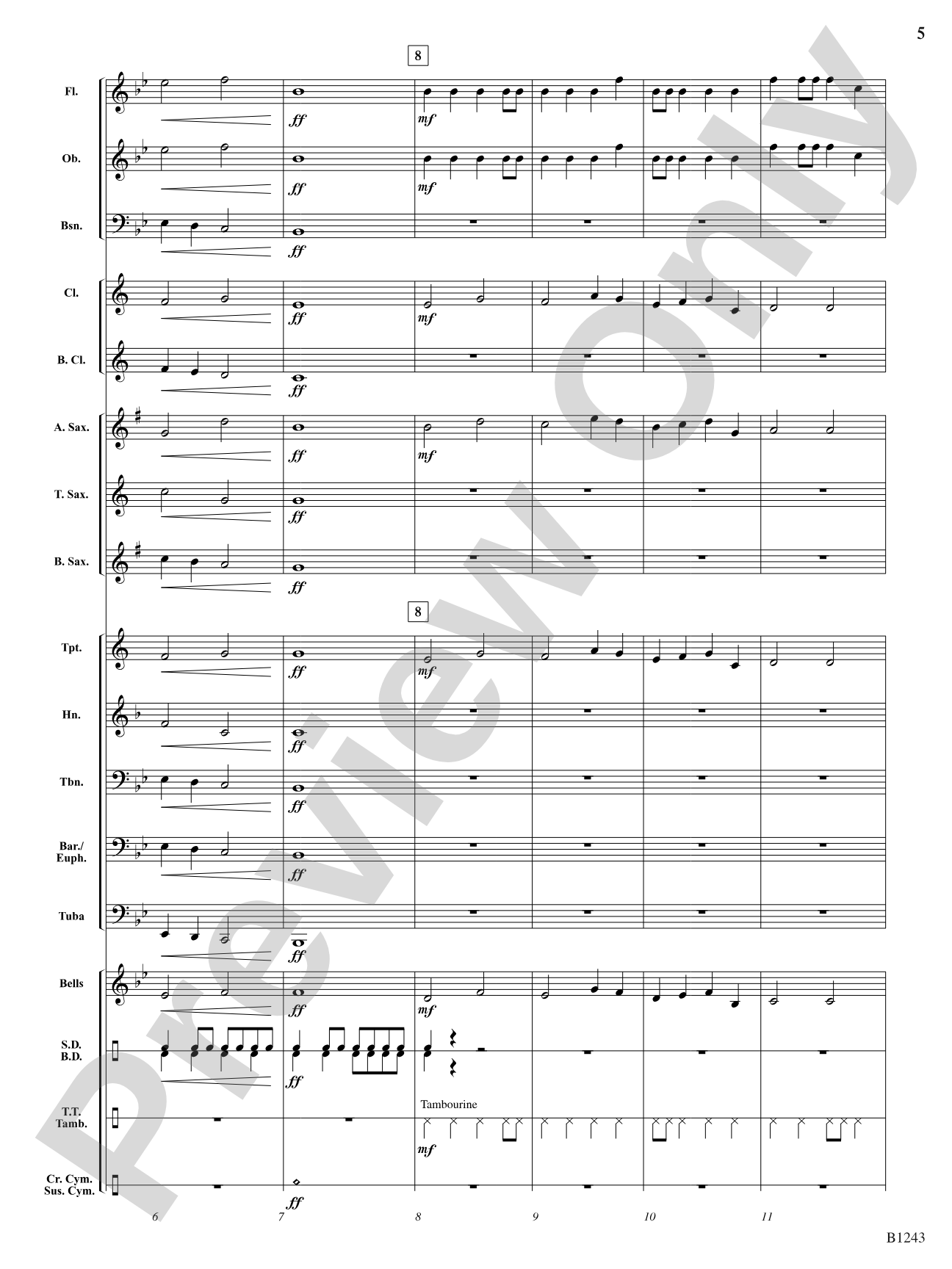Rise to Power: Concert Band Conductor Score & Parts