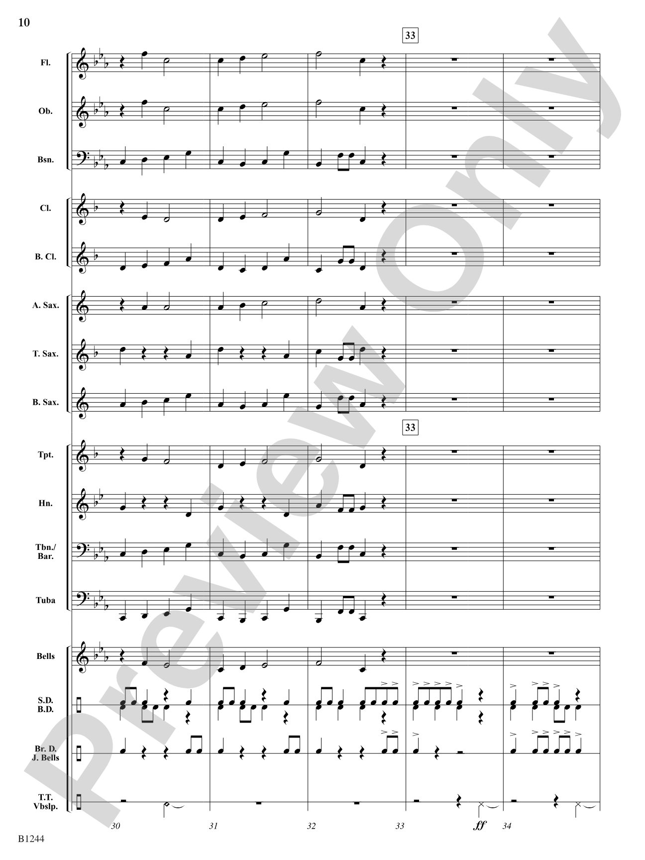 Temple of Darkness: Concert Band Conductor Score & Parts