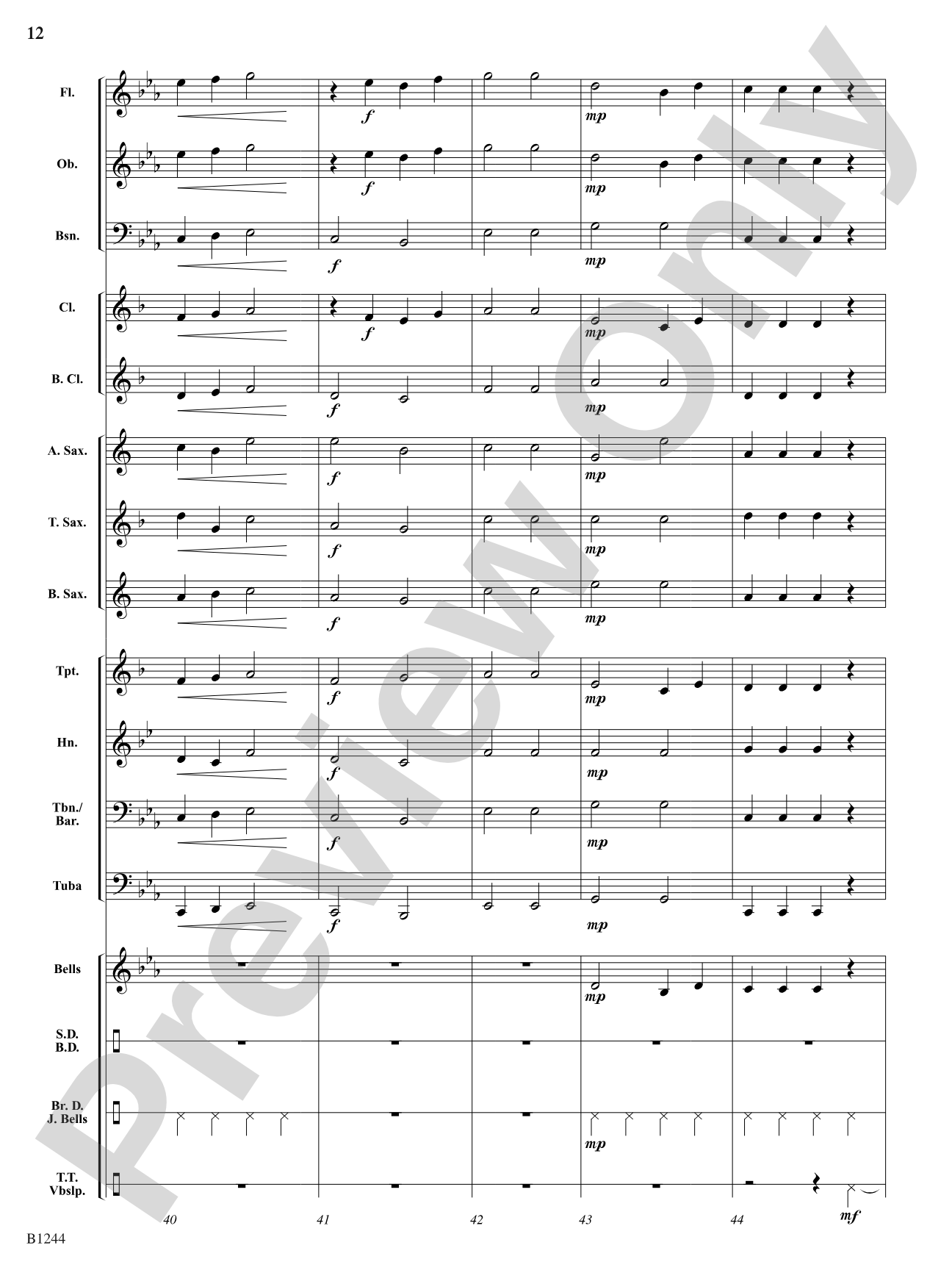 Temple of Darkness: Concert Band Conductor Score & Parts