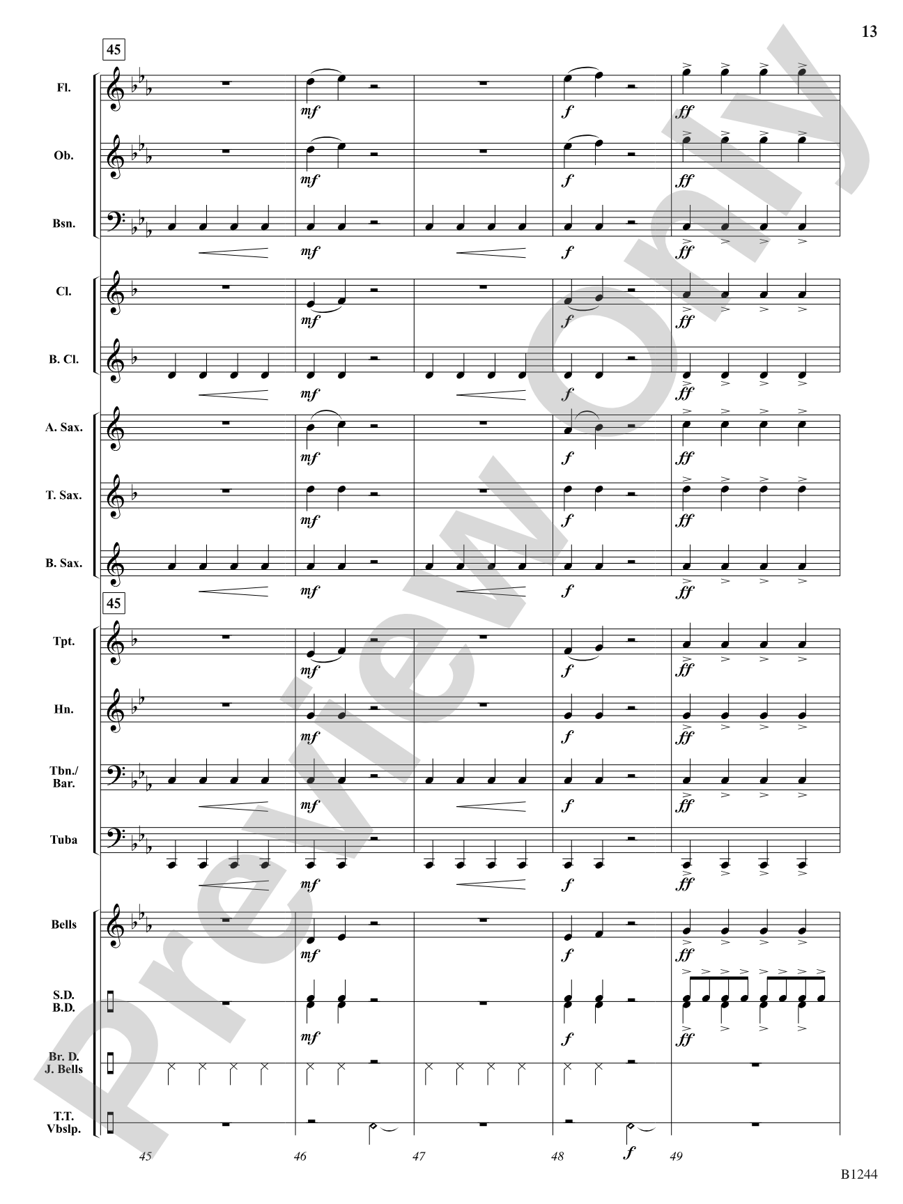 Temple of Darkness: Concert Band Conductor Score & Parts