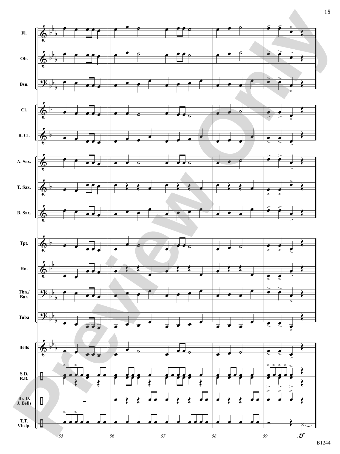 Temple of Darkness: Concert Band Conductor Score & Parts