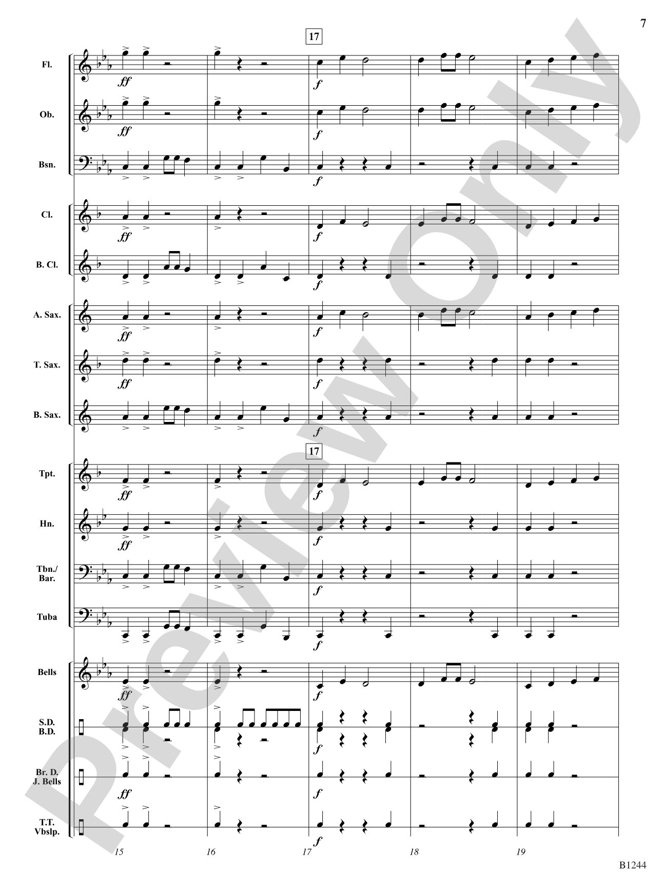 Temple of Darkness: Concert Band Conductor Score & Parts