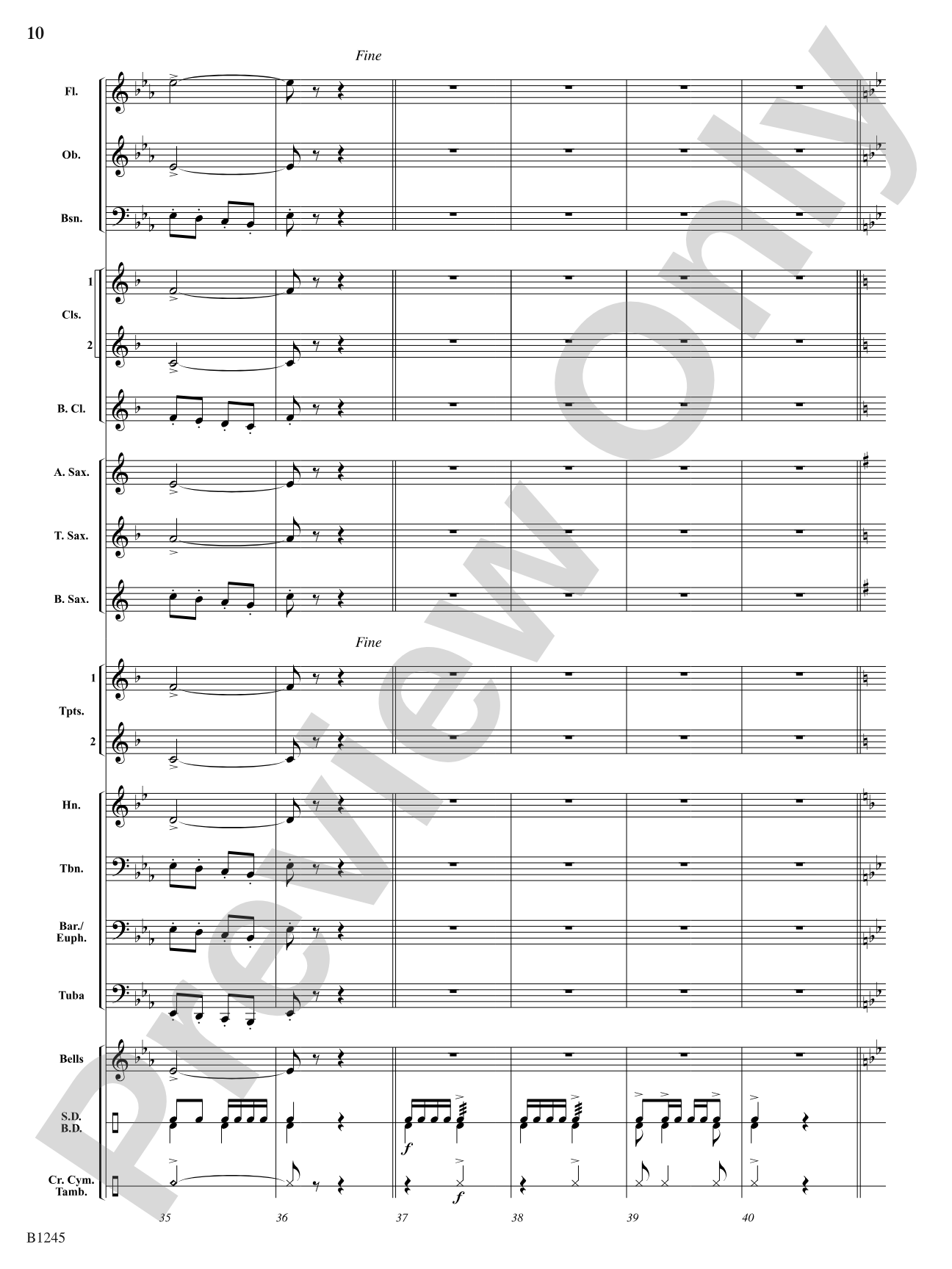 Vikings Victorious Concert March: Concert Band Conductor Score & Parts