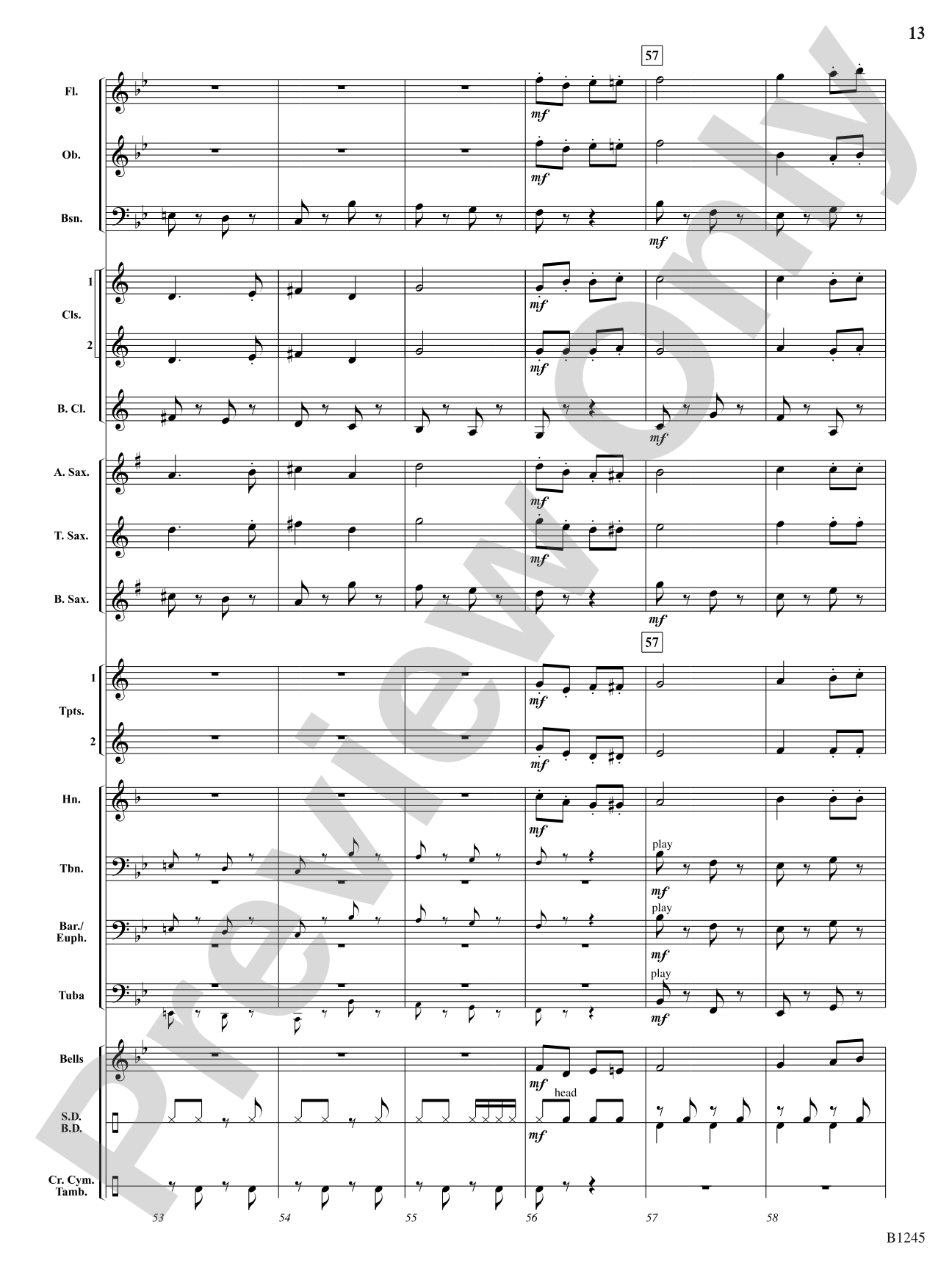 Vikings Victorious Concert March: Concert Band Conductor Score & Parts
