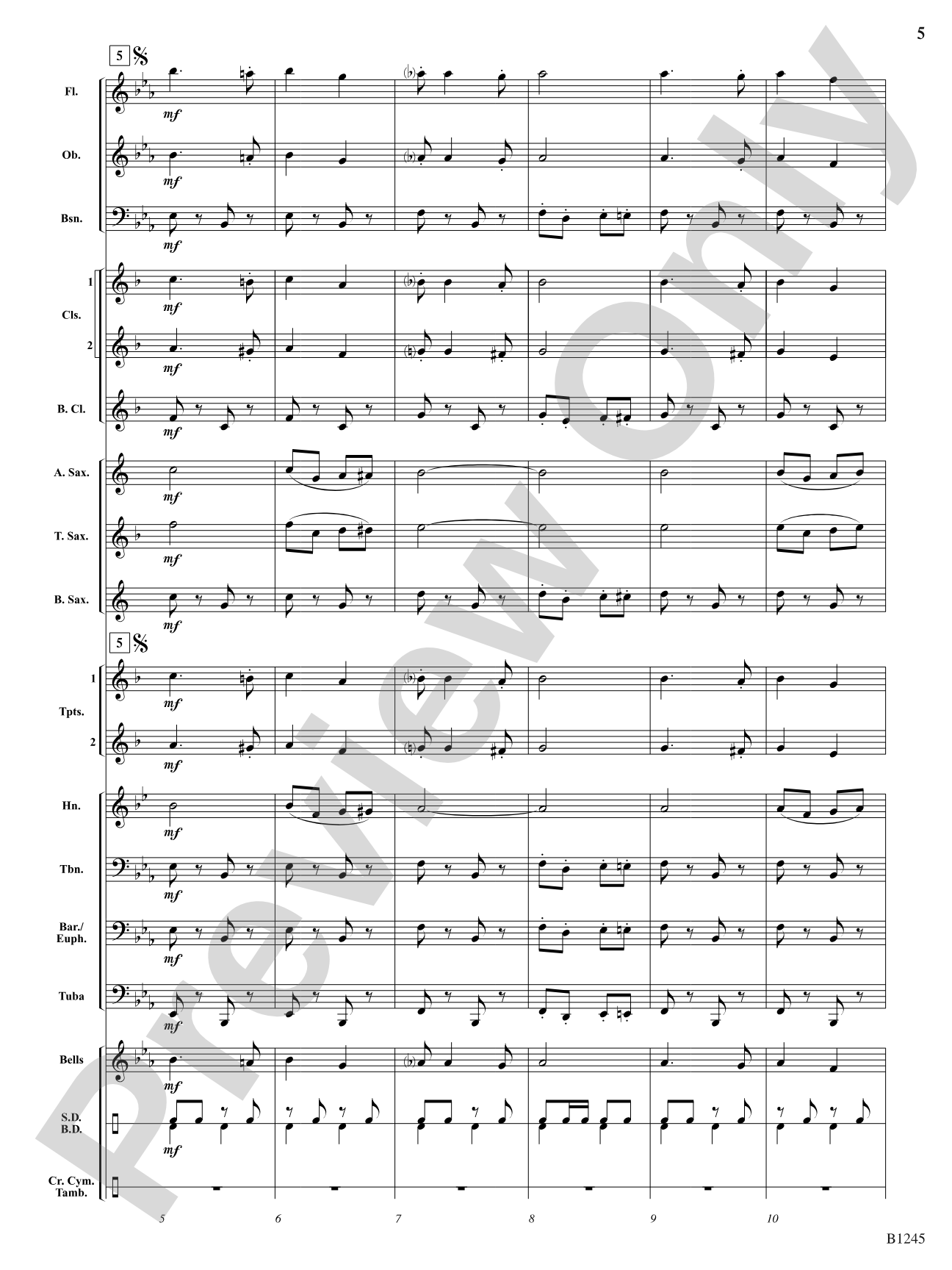 Vikings Victorious Concert March: Concert Band Conductor Score & Parts