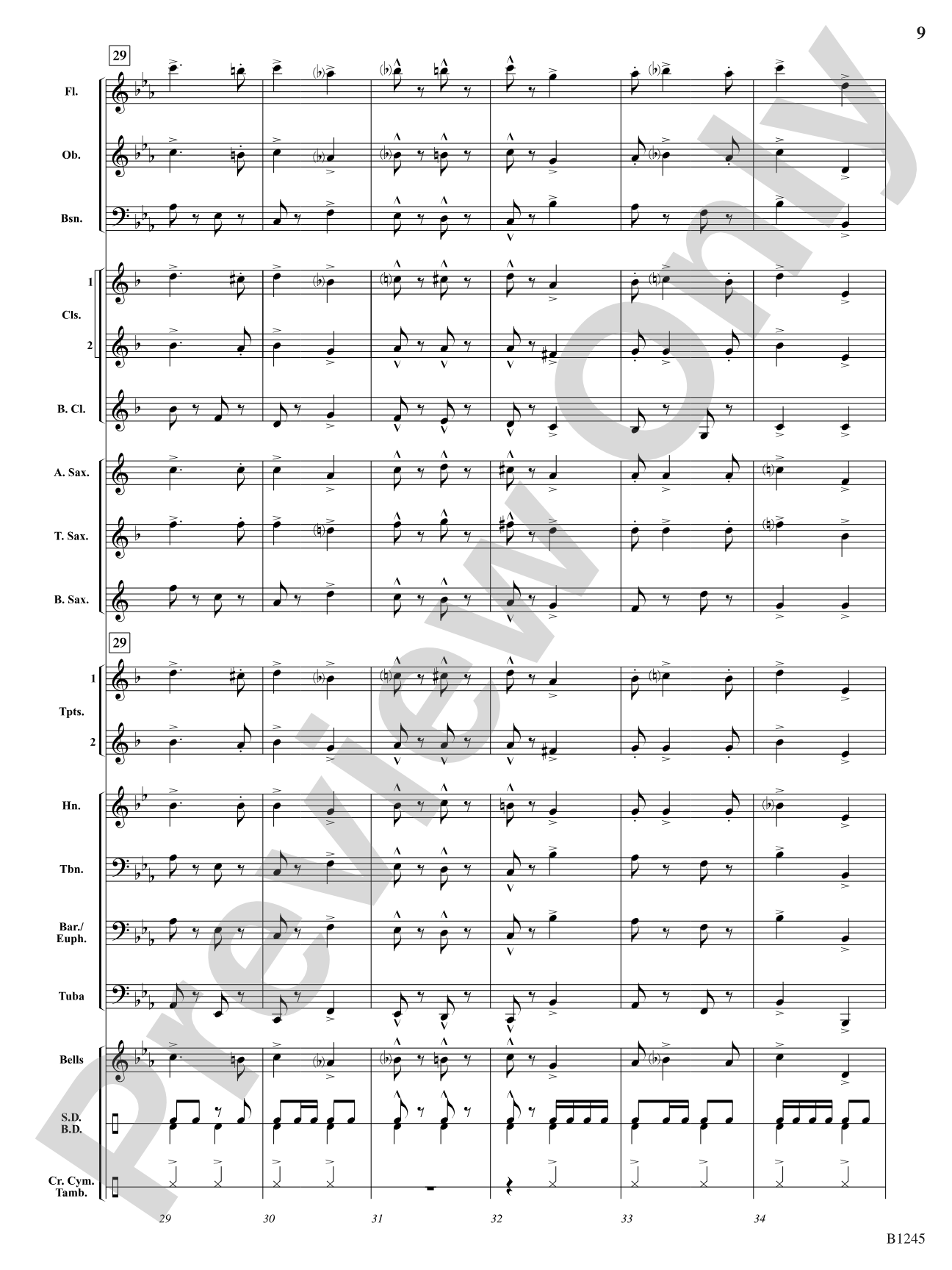 Vikings Victorious Concert March: Concert Band Conductor Score & Parts