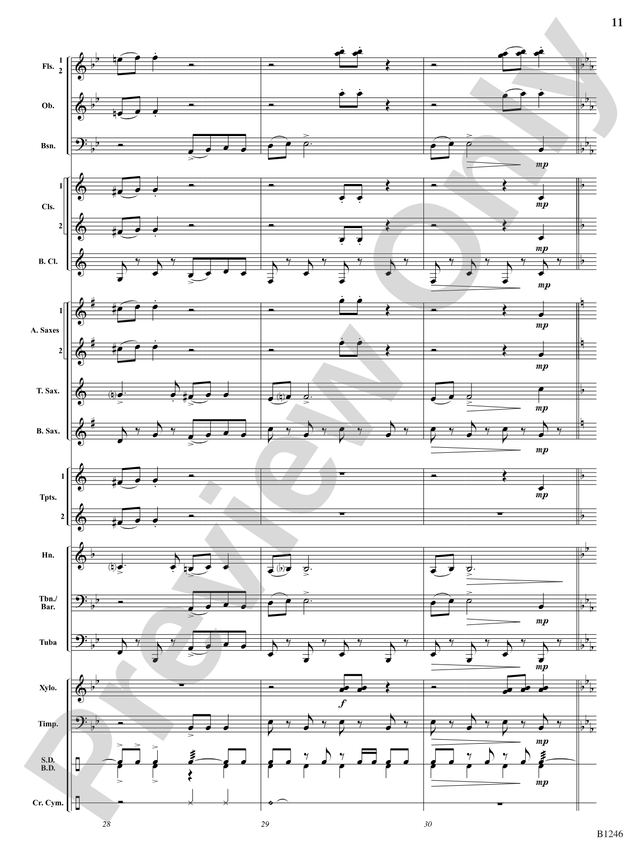 March of the Ladybugs: Concert Band Conductor Score & Parts