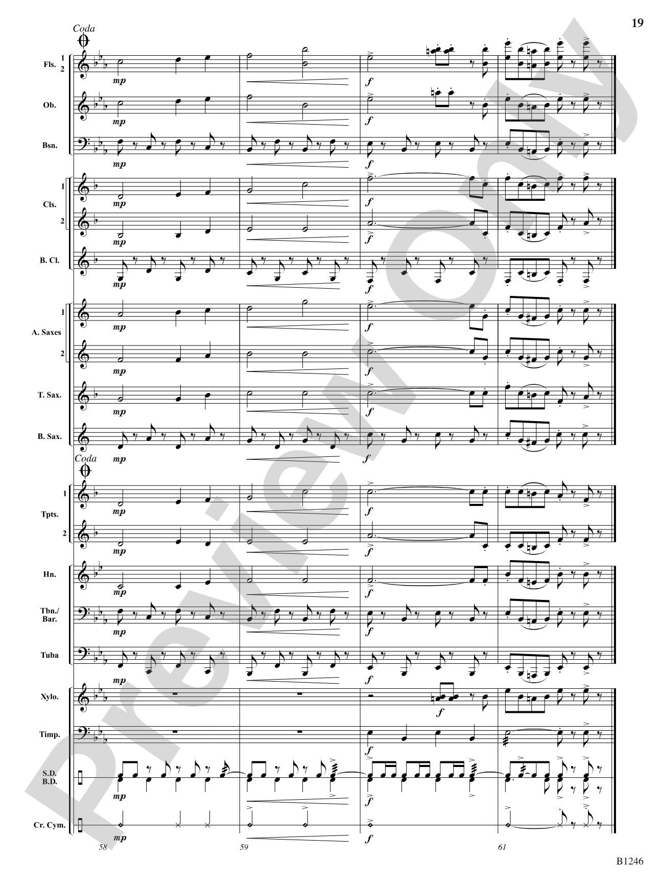 March of the Ladybugs: Concert Band Conductor Score & Parts