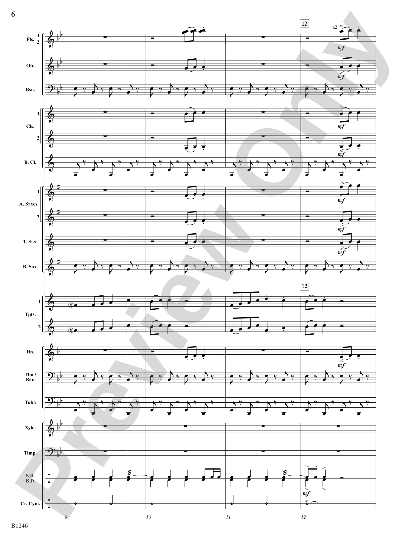 March of the Ladybugs: Concert Band Conductor Score & Parts