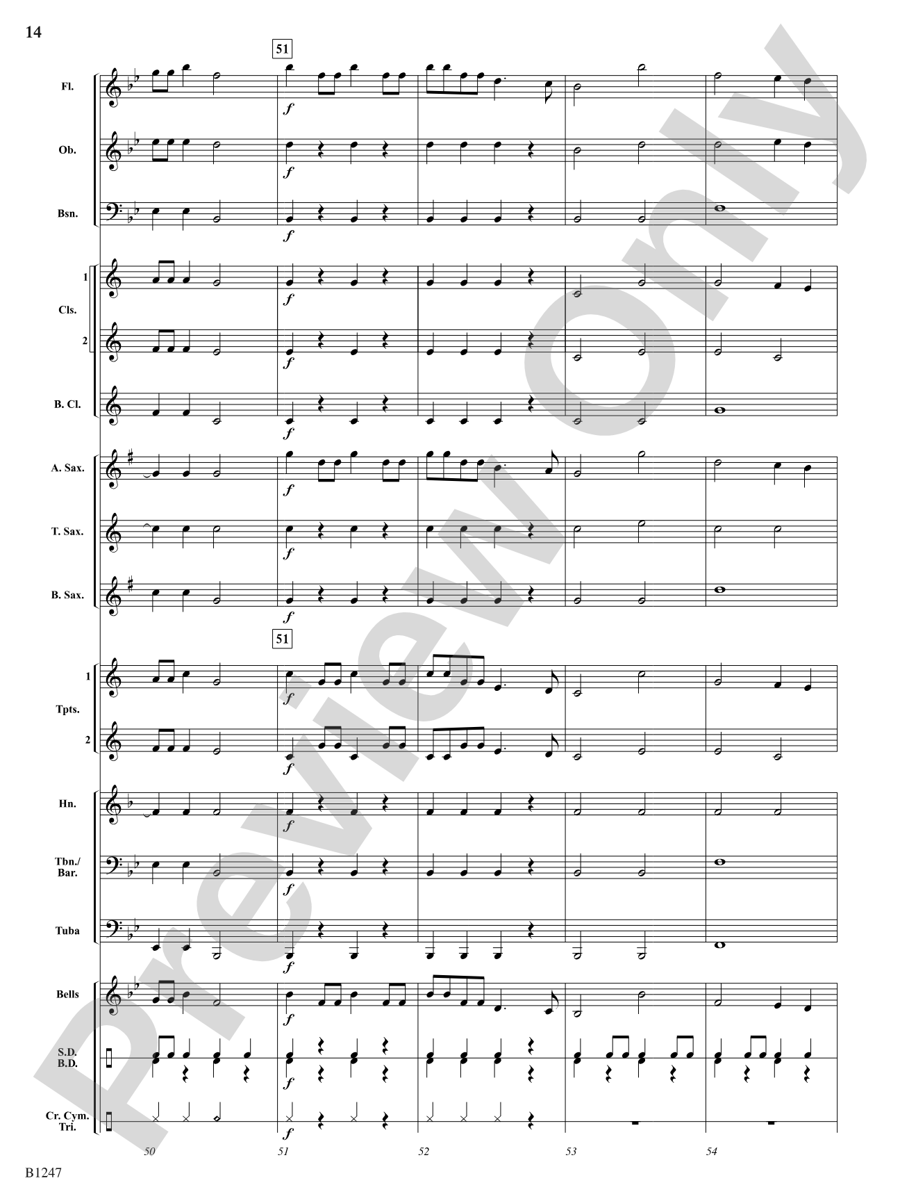 Hunting Song (The Keeper Would A-Hunting Go): Concert Band Conductor Score & Parts