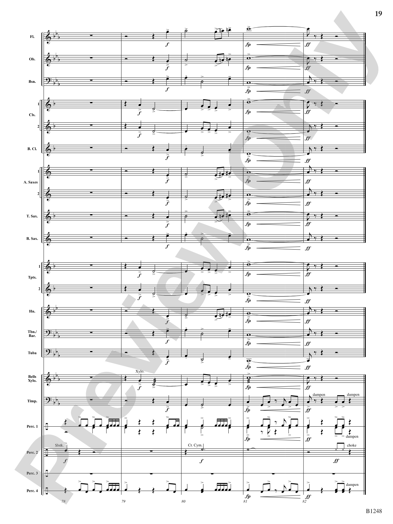 Night Flight of the Gargoyles: Concert Band Conductor Score & Parts
