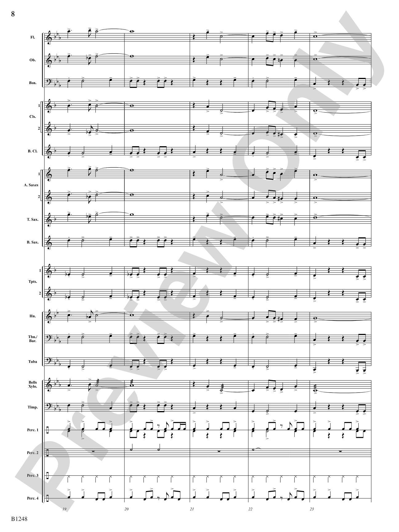 Night Flight of the Gargoyles: Concert Band Conductor Score & Parts