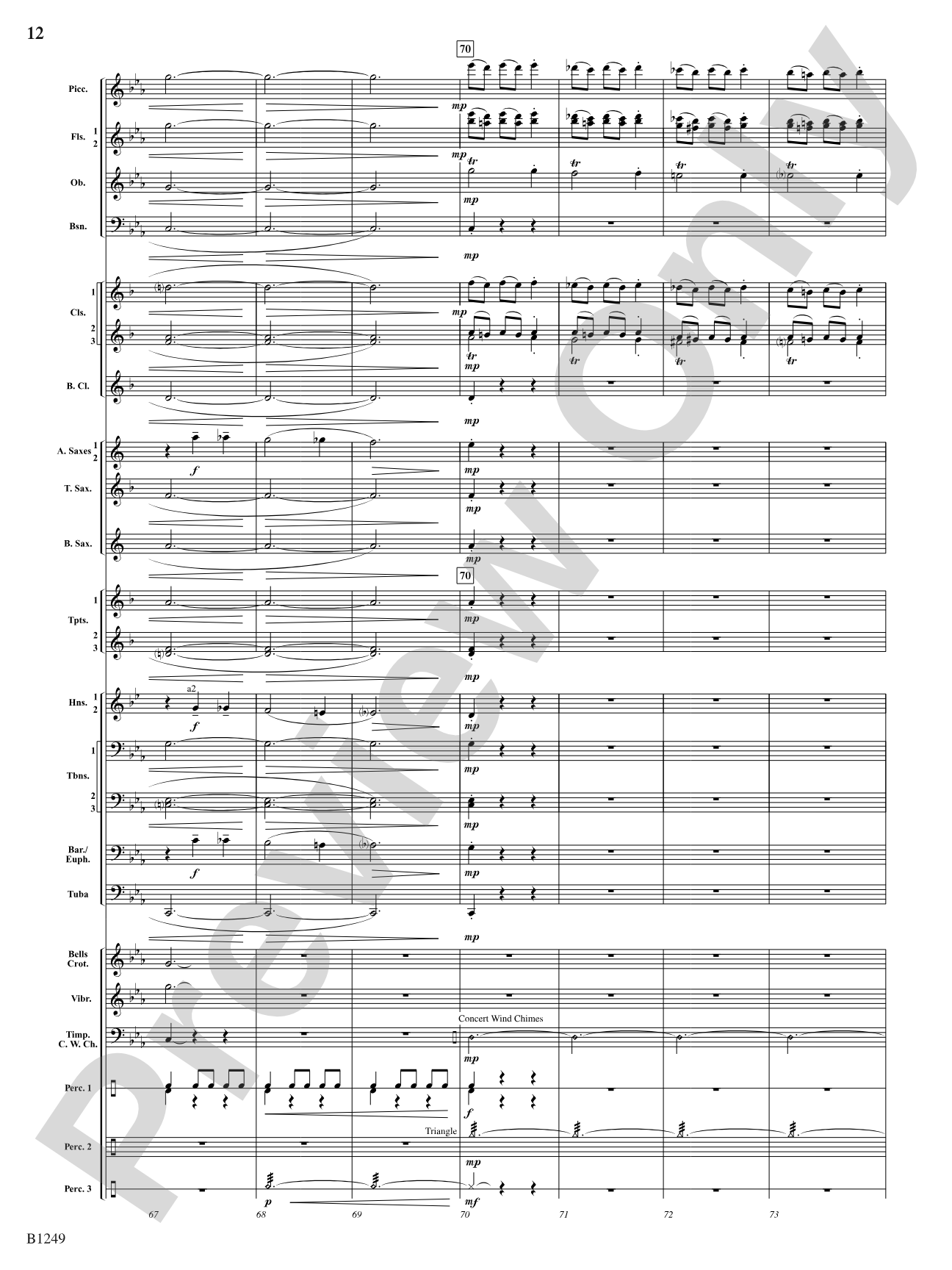 Butterfly's Ball (from A Child's Garden of Verses): Concert Band Conductor Score & Parts