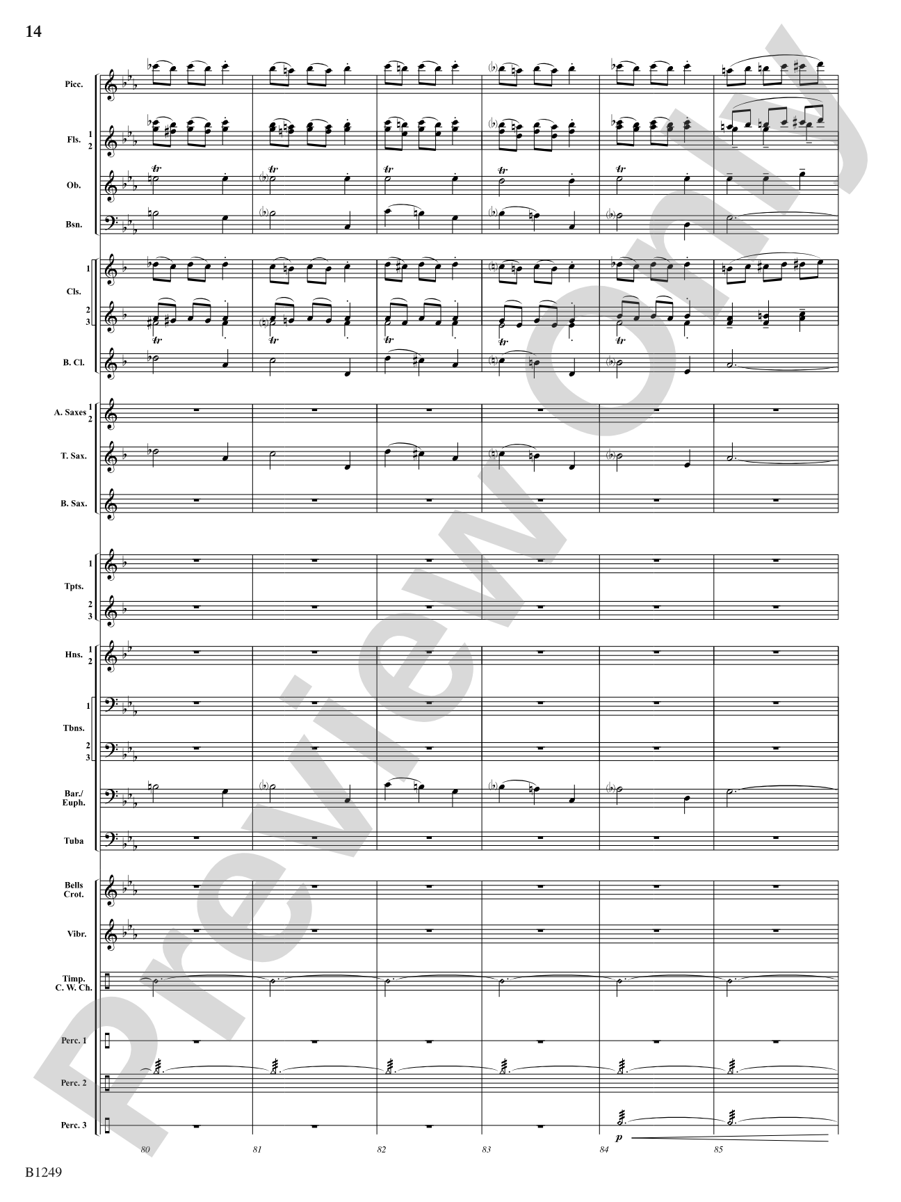 Butterfly's Ball (from A Child's Garden of Verses): Concert Band Conductor Score & Parts