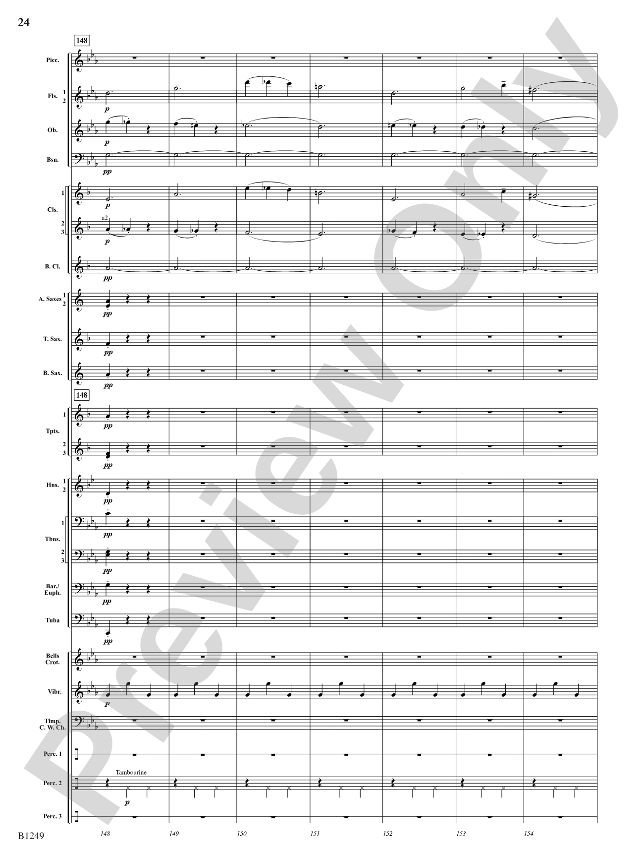 Butterfly's Ball (from A Child's Garden of Verses): Concert Band Conductor Score & Parts