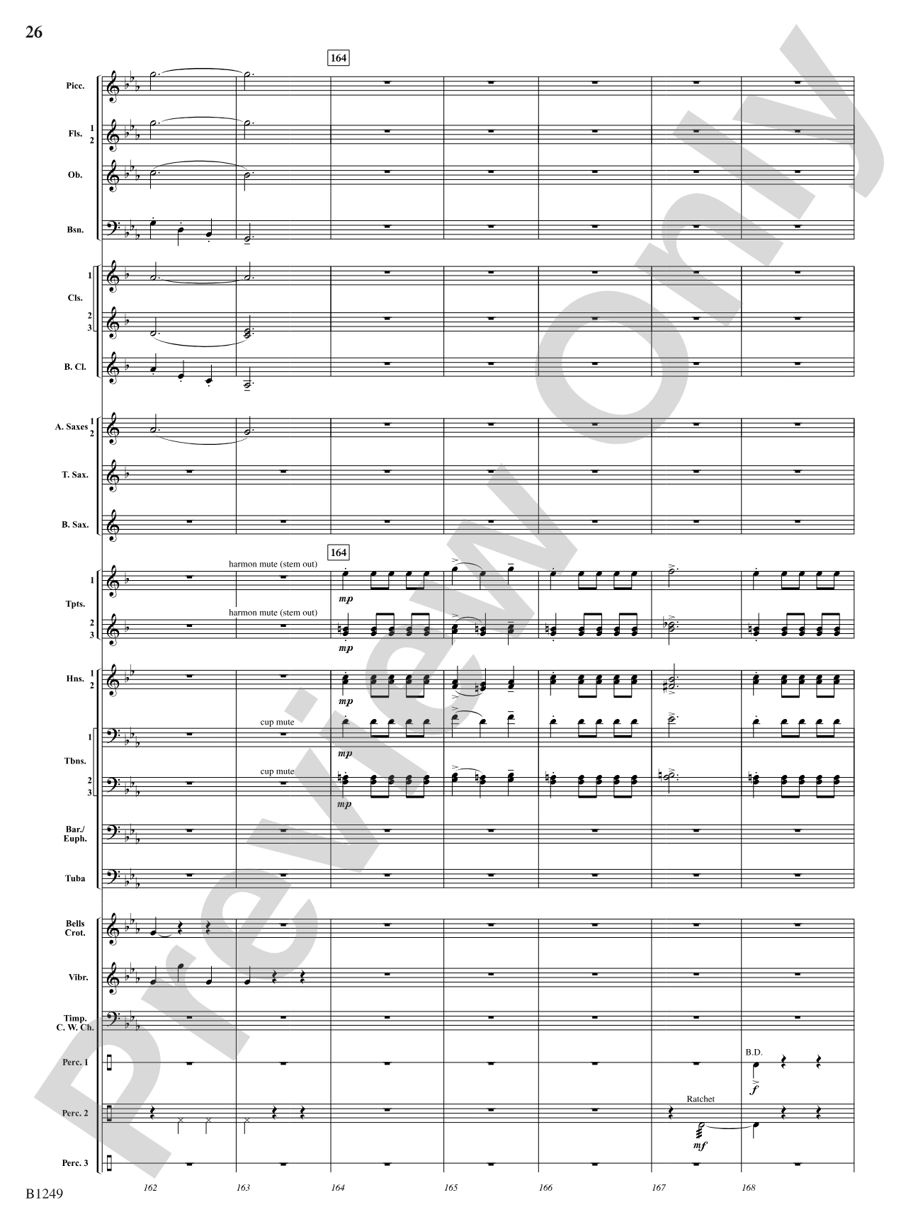 Butterfly's Ball (from A Child's Garden of Verses): Concert Band Conductor Score & Parts