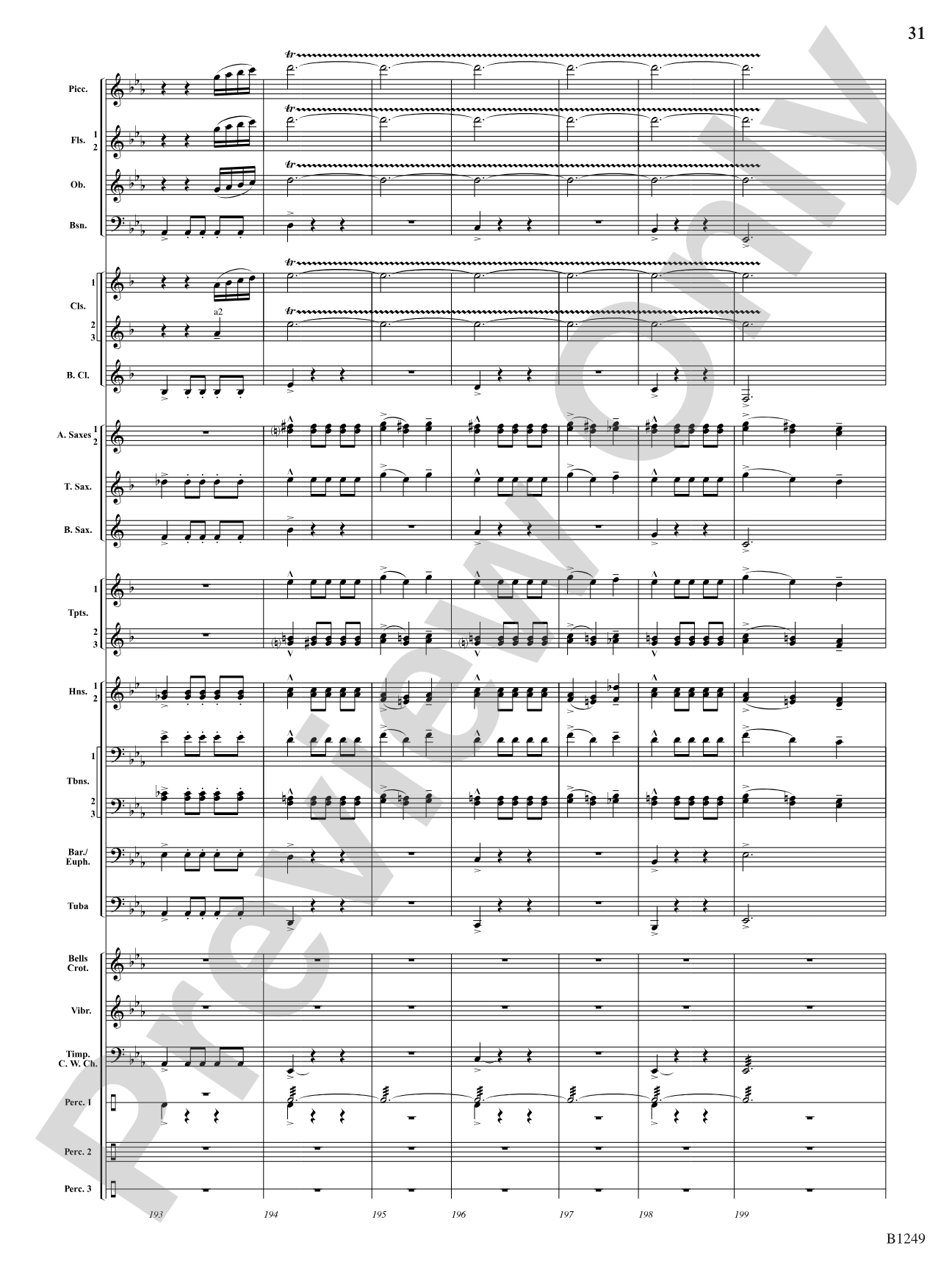 Butterfly's Ball (from A Child's Garden of Verses): Concert Band Conductor Score & Parts