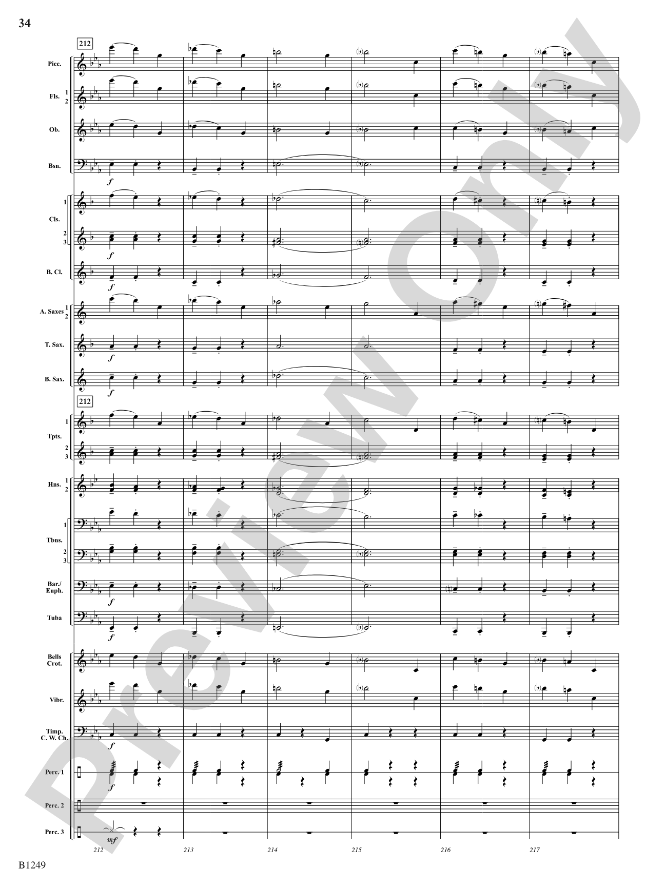 Butterfly's Ball (from A Child's Garden of Verses): Concert Band Conductor Score & Parts