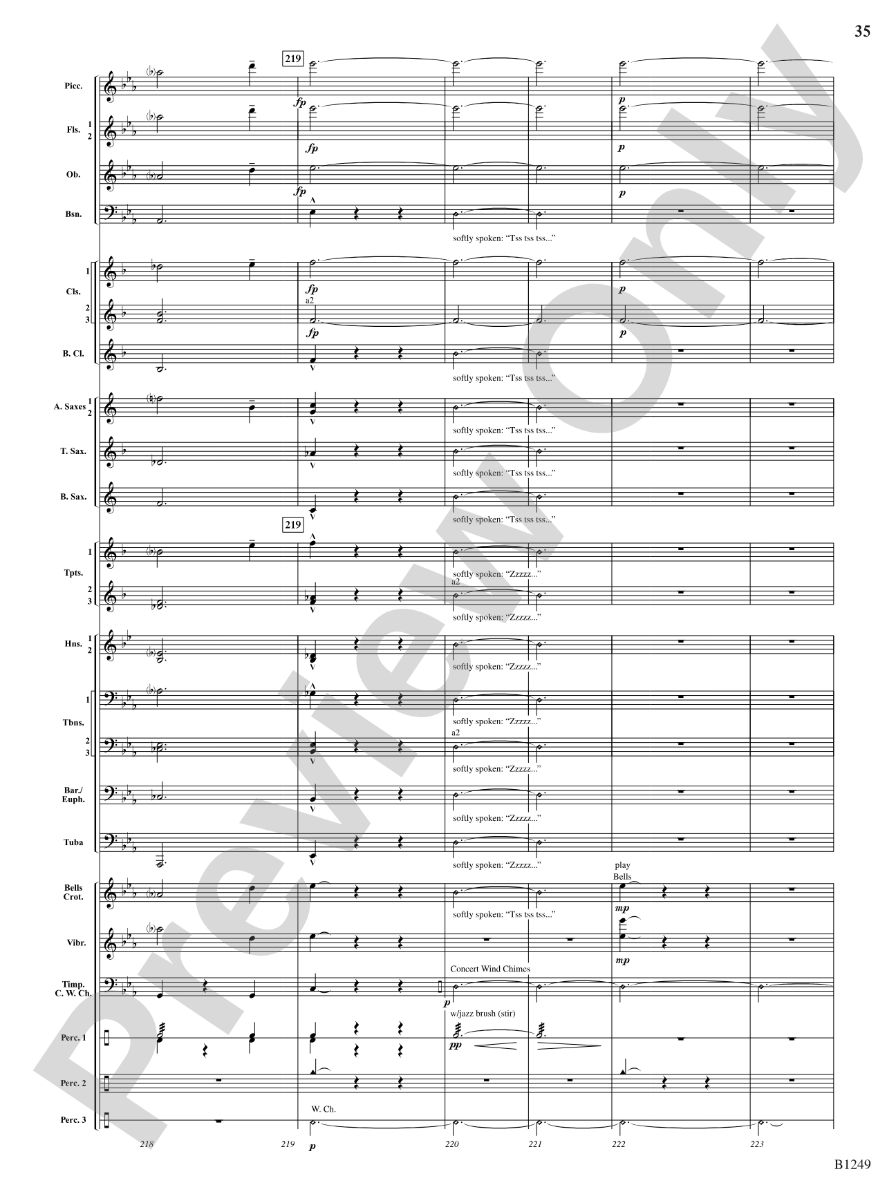 Butterfly's Ball (from A Child's Garden of Verses): Concert Band Conductor Score & Parts