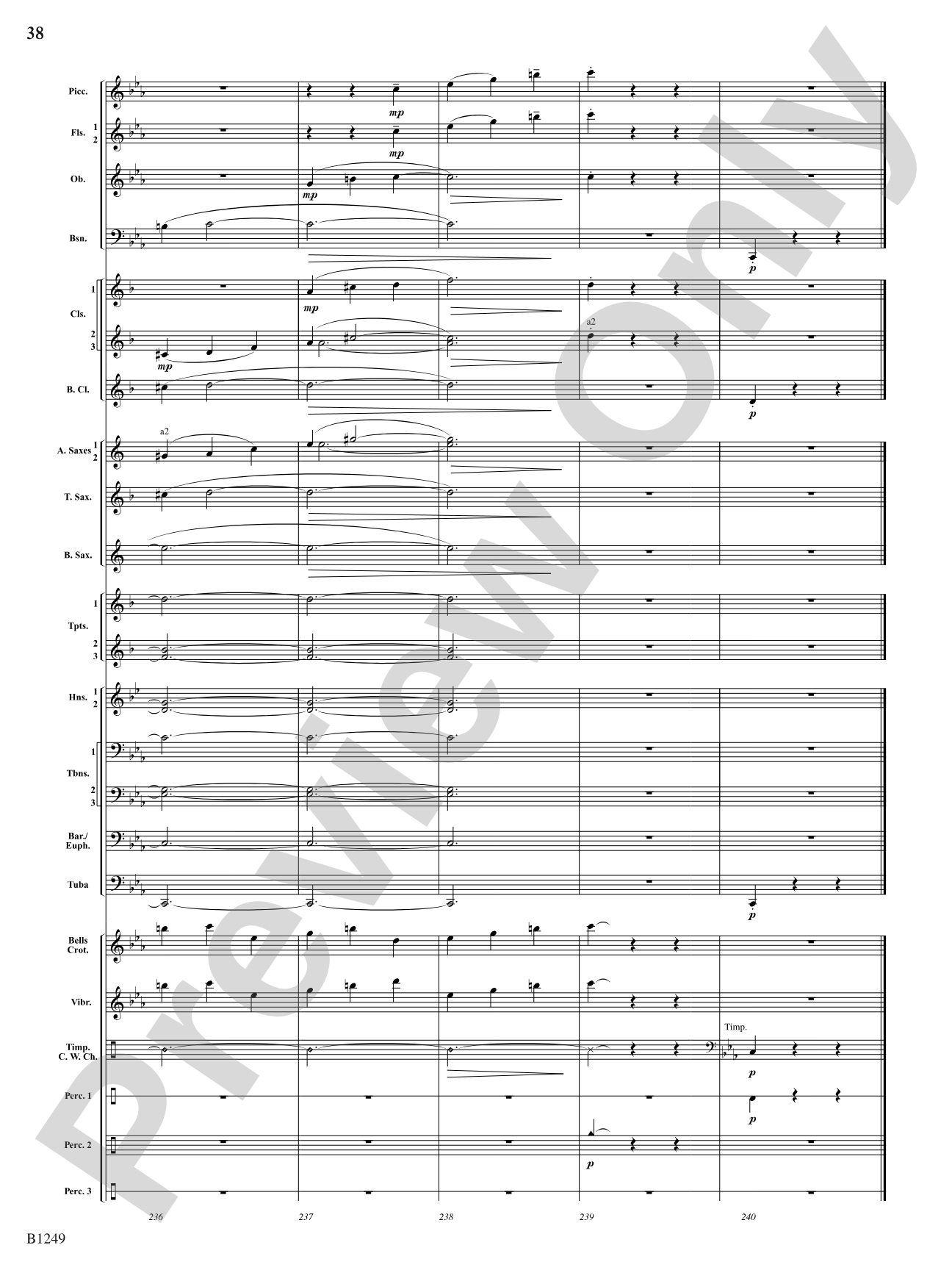 Butterfly's Ball (from A Child's Garden of Verses): Concert Band Conductor Score & Parts