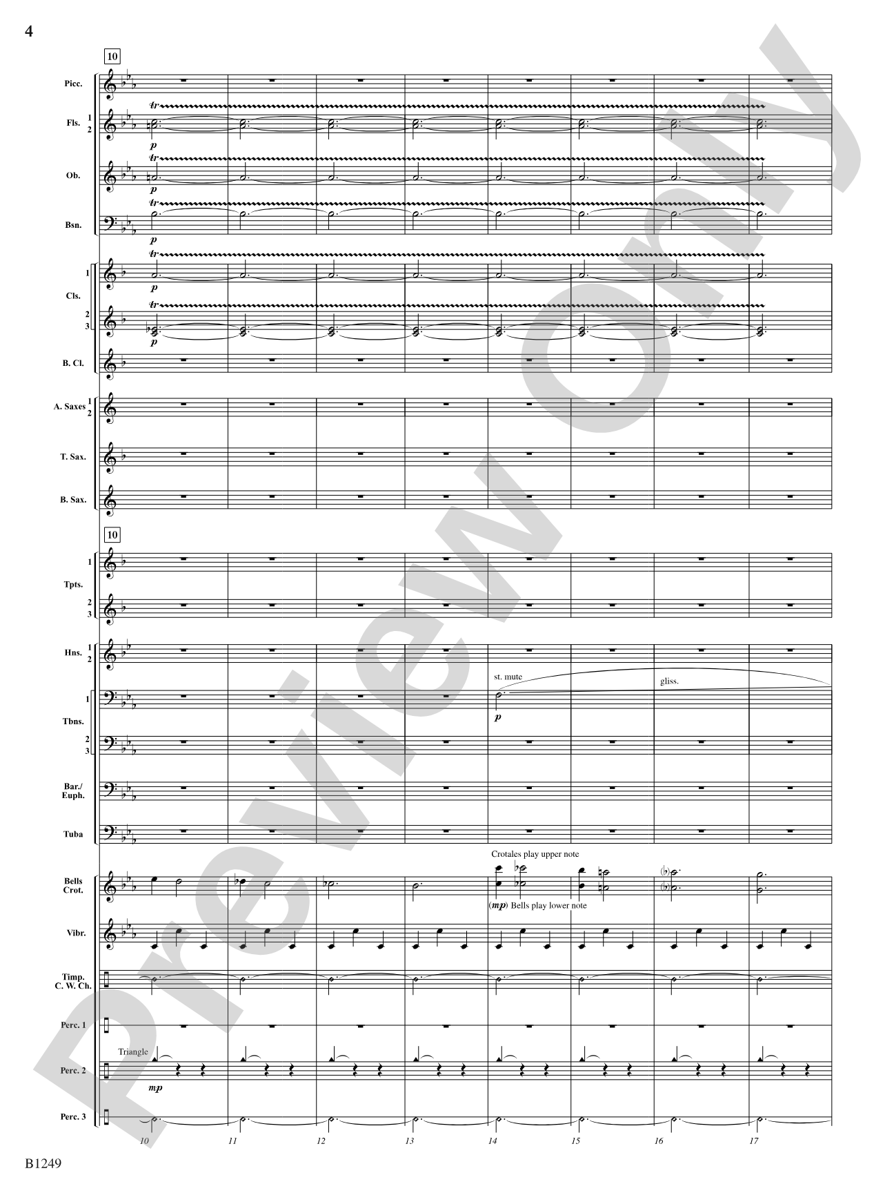 Butterfly's Ball (from A Child's Garden of Verses): Concert Band Conductor Score & Parts