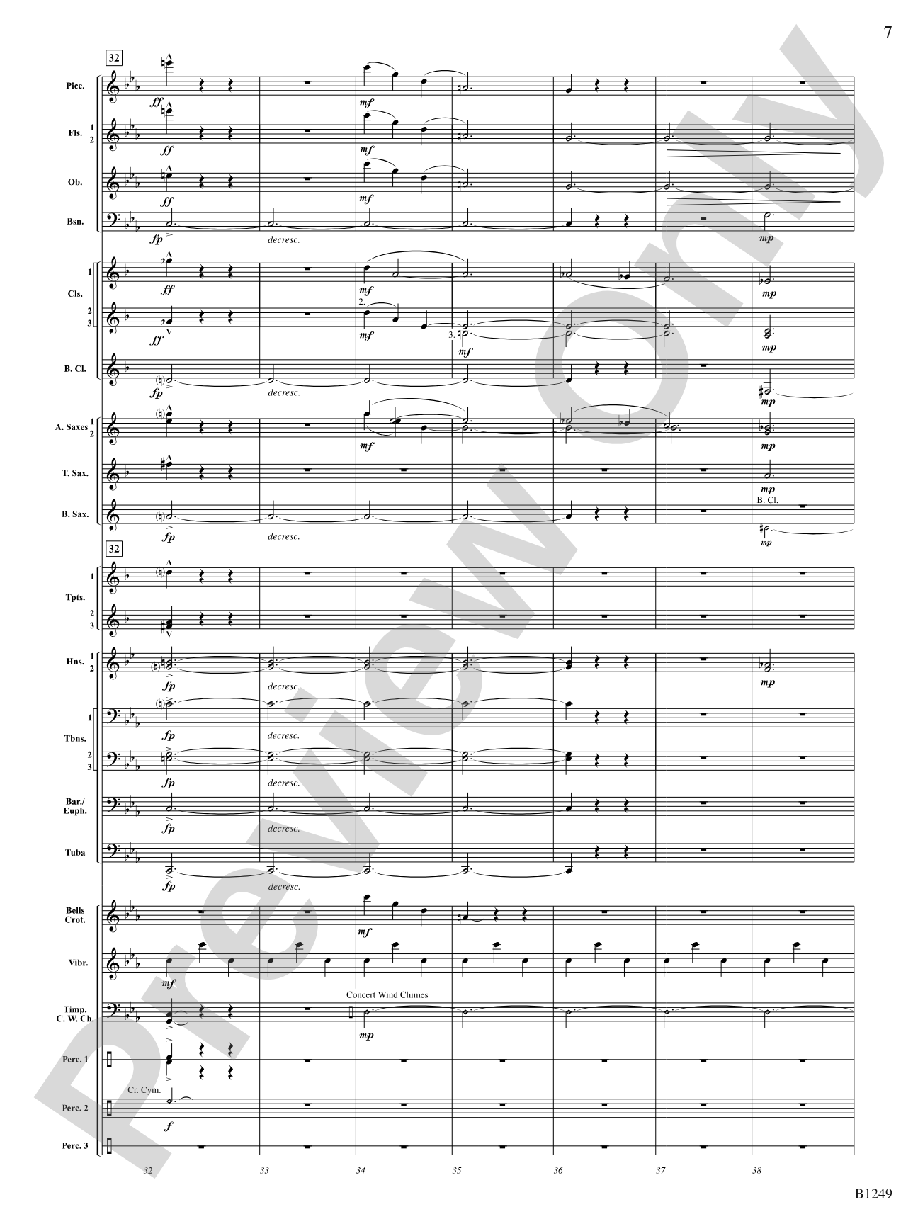 Butterfly's Ball (from A Child's Garden of Verses): Concert Band Conductor Score & Parts