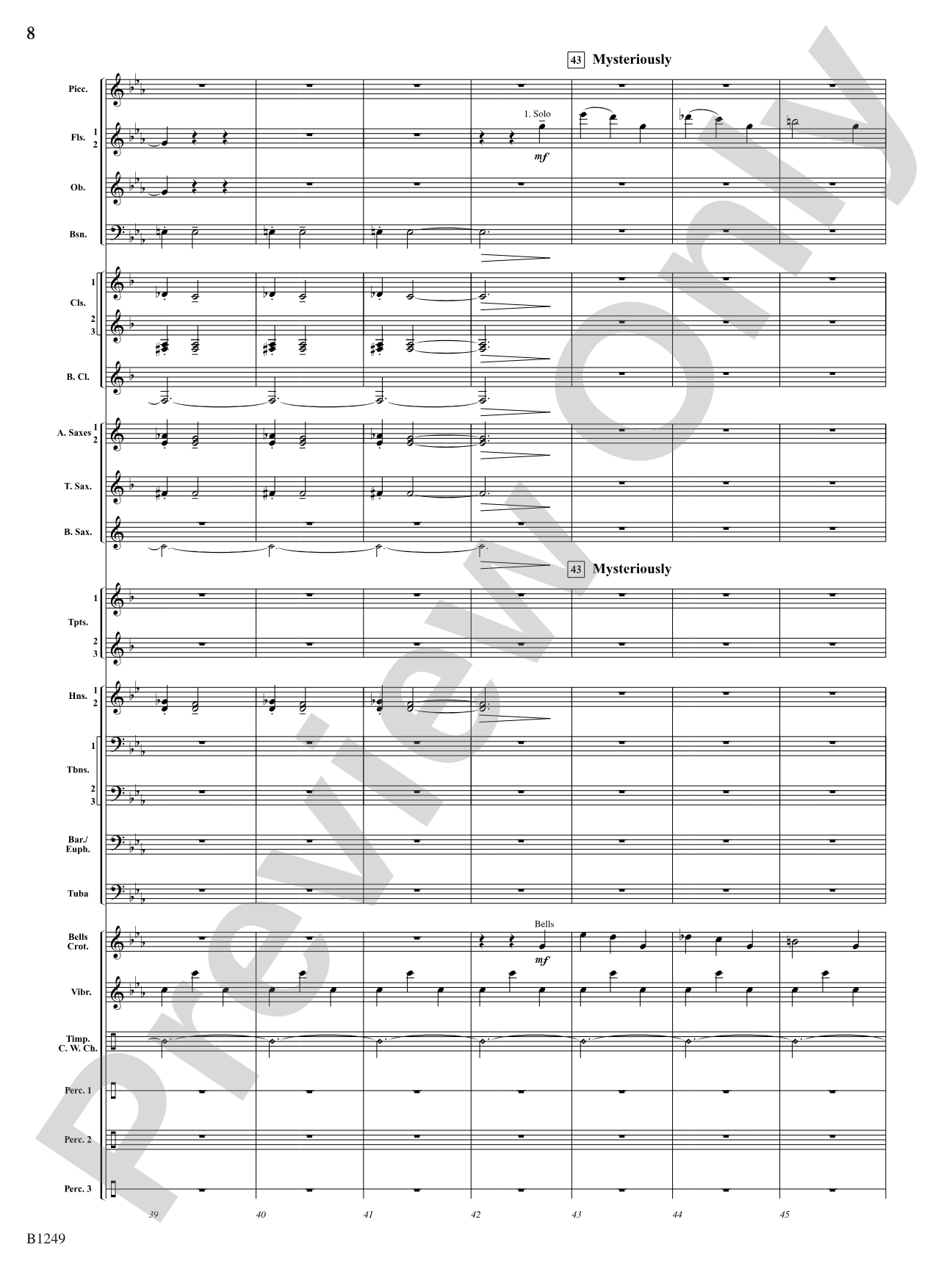 Butterfly's Ball (from A Child's Garden of Verses): Concert Band Conductor Score & Parts