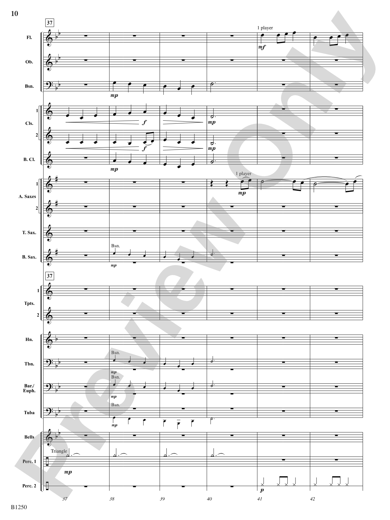 An Irish Tale: Score