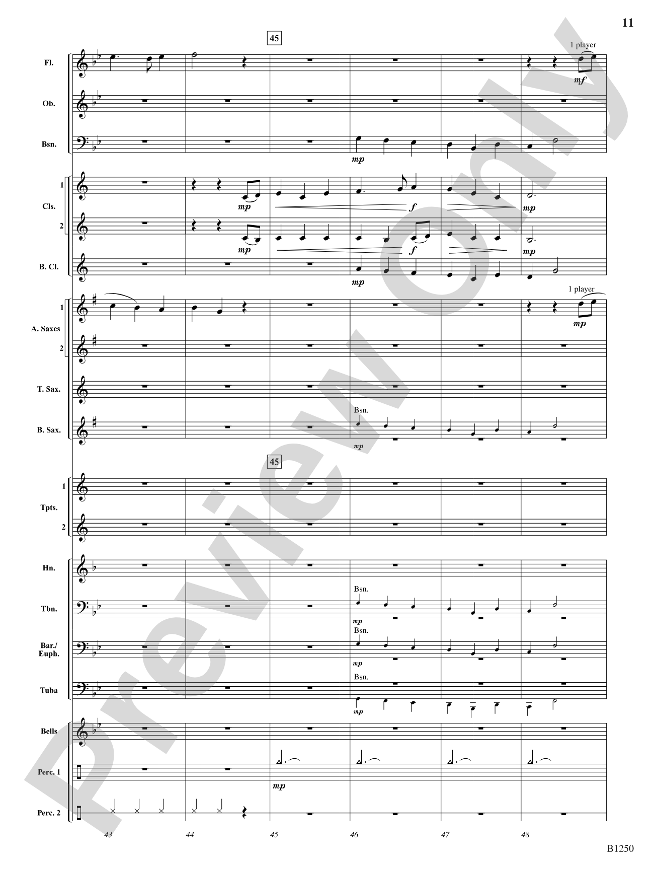 An Irish Tale: Score