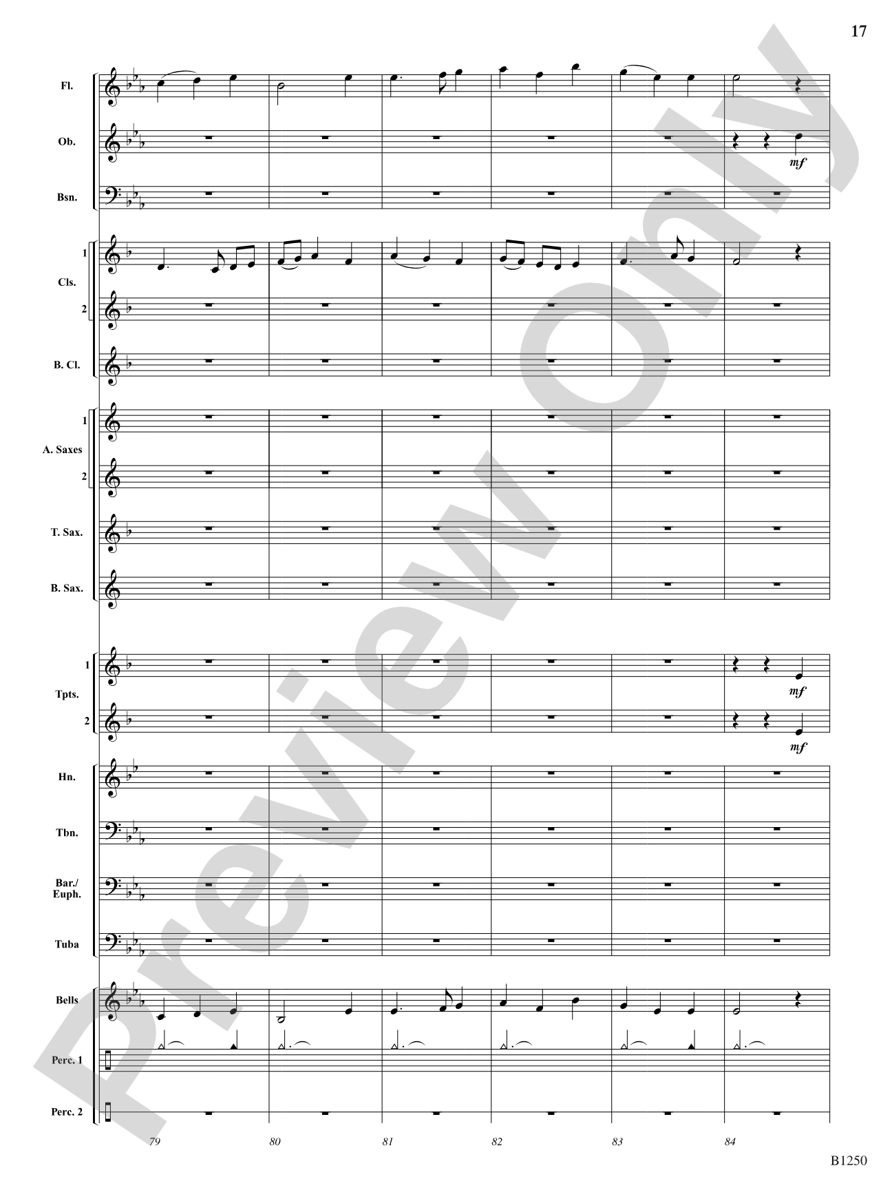 An Irish Tale: Score