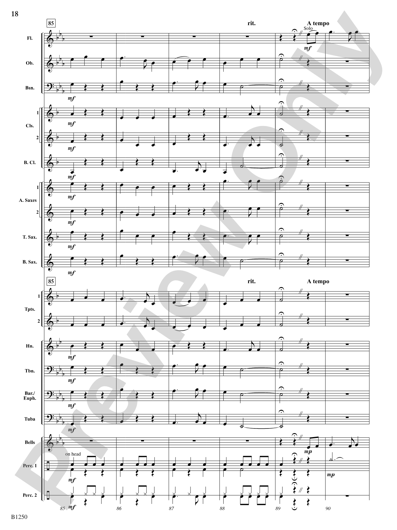 An Irish Tale: Score