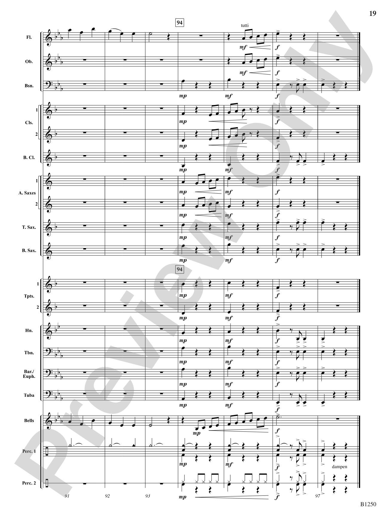 An Irish Tale: Score