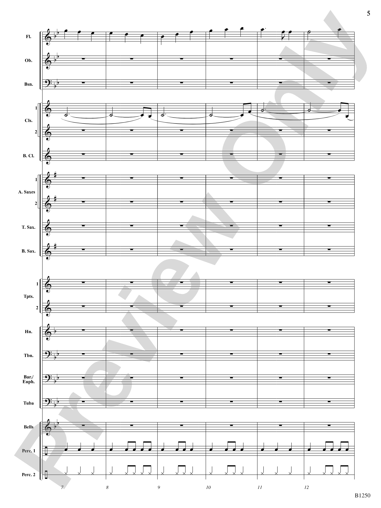 An Irish Tale: Score