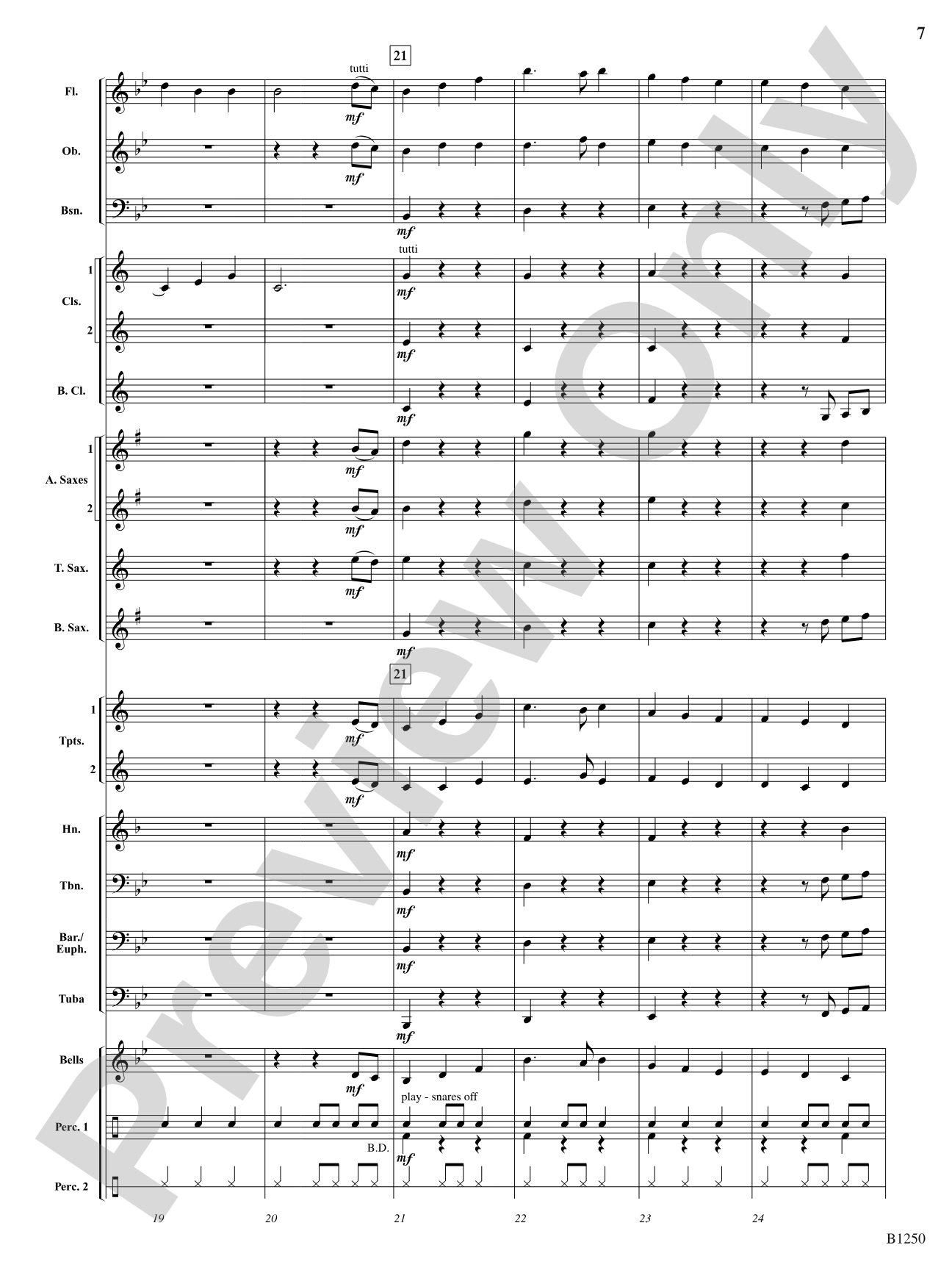 An Irish Tale: Score