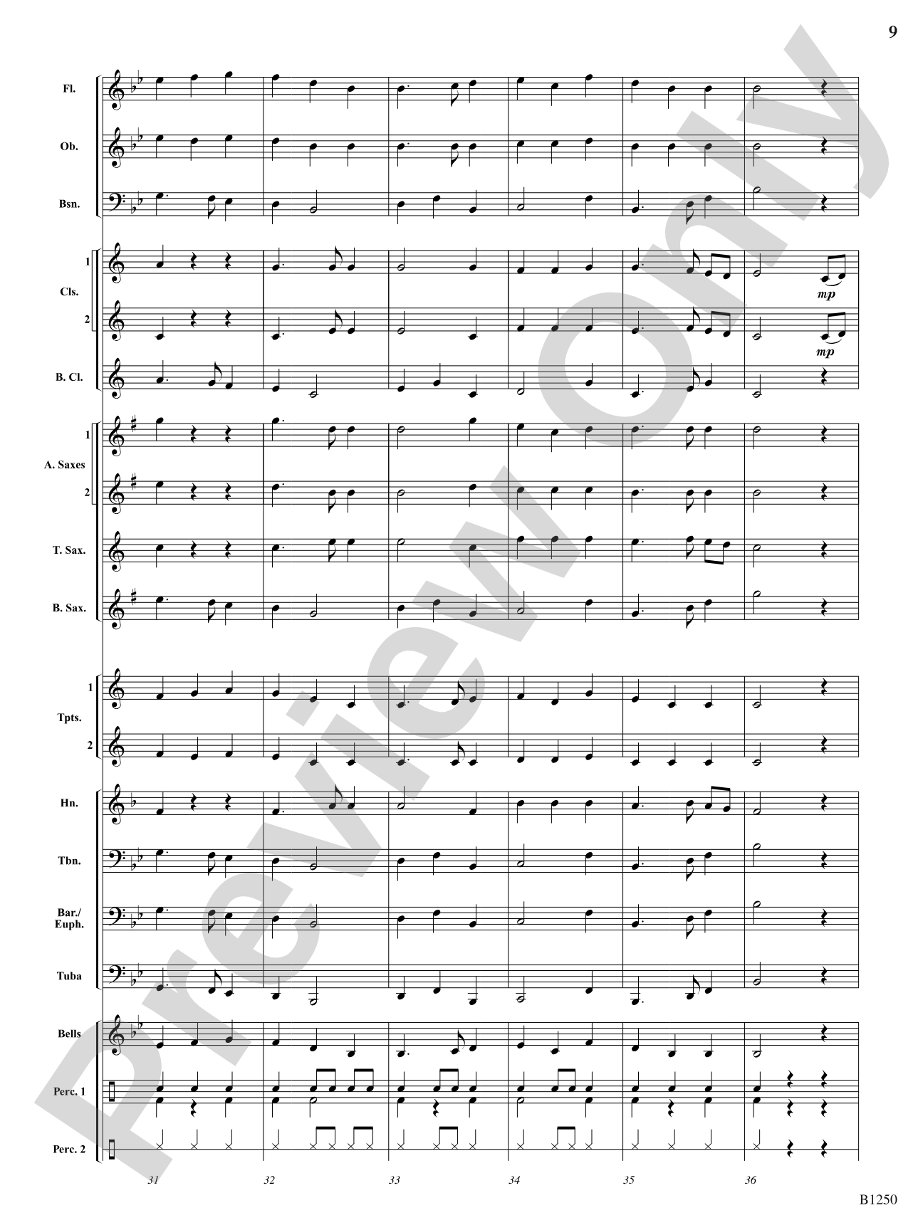 An Irish Tale: Score