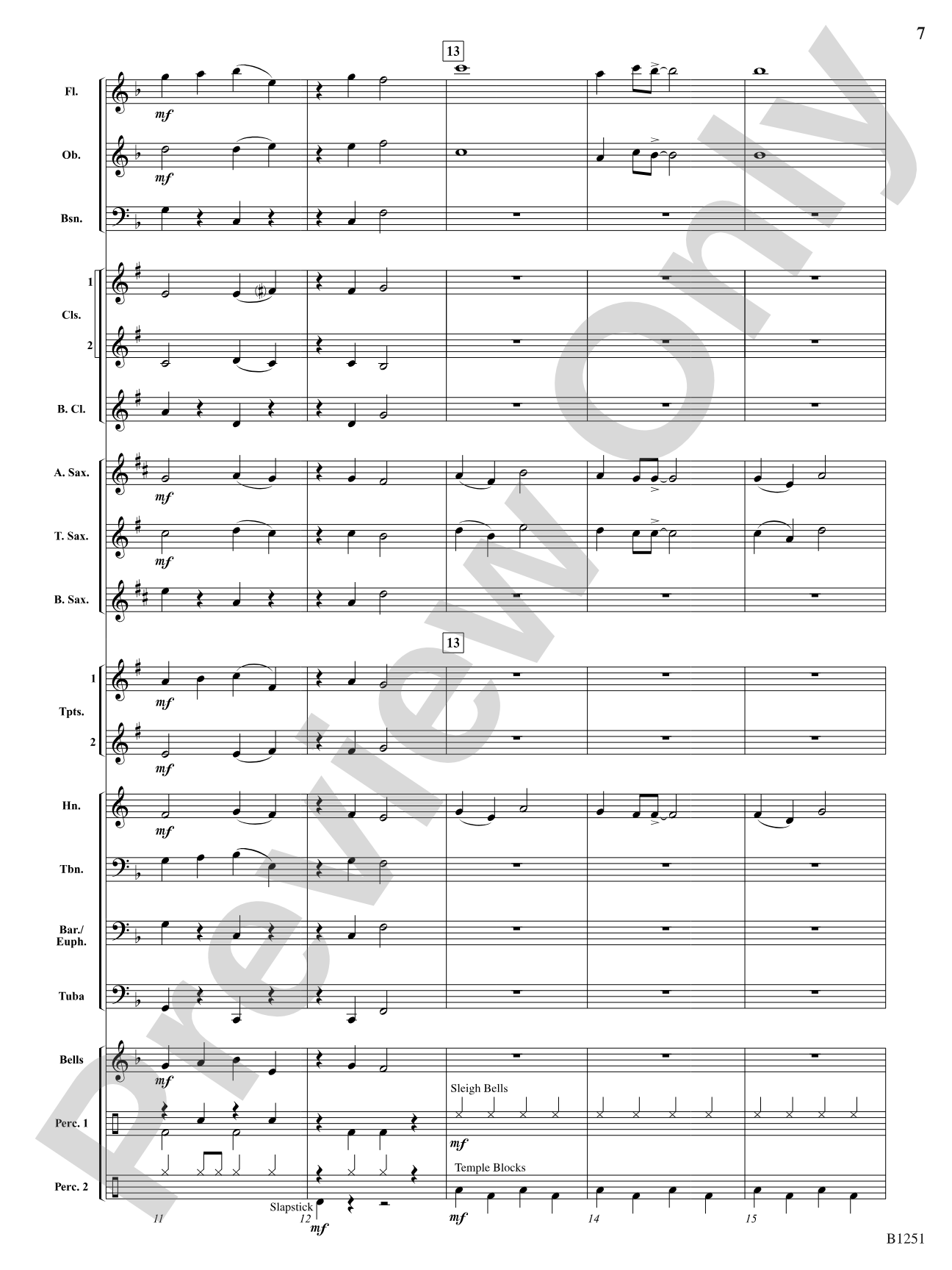 O Tannenbones (Trombone Feature): Concert Band Conductor Score & Parts