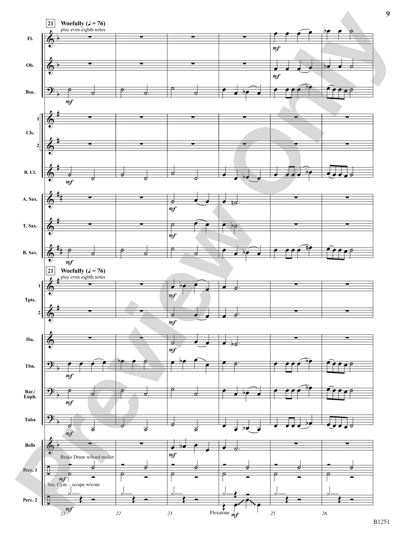 O Tannenbones (Trombone Feature): Concert Band Conductor Score & Parts