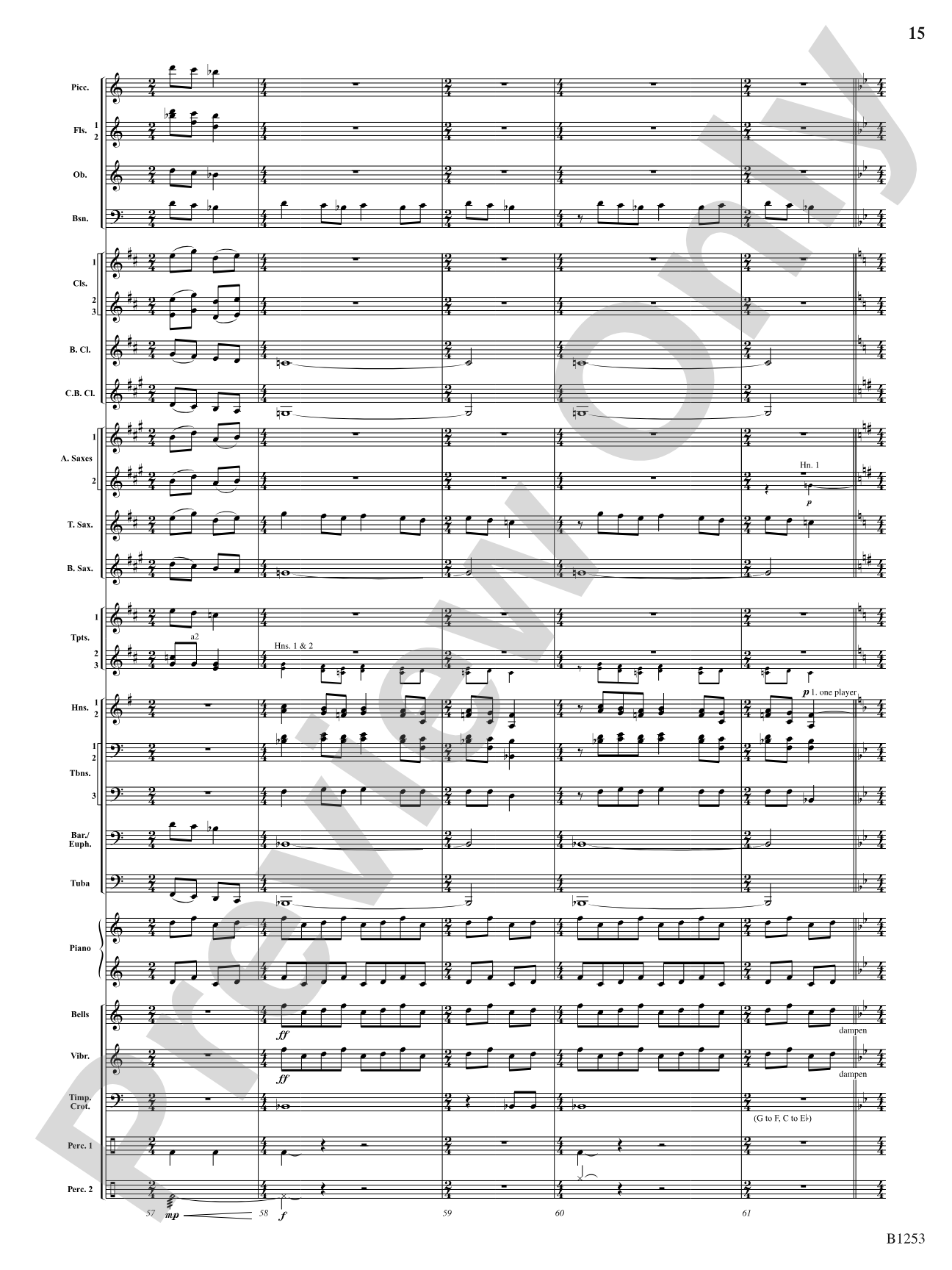 When Spirits Soar: Concert Band Conductor Score & Parts