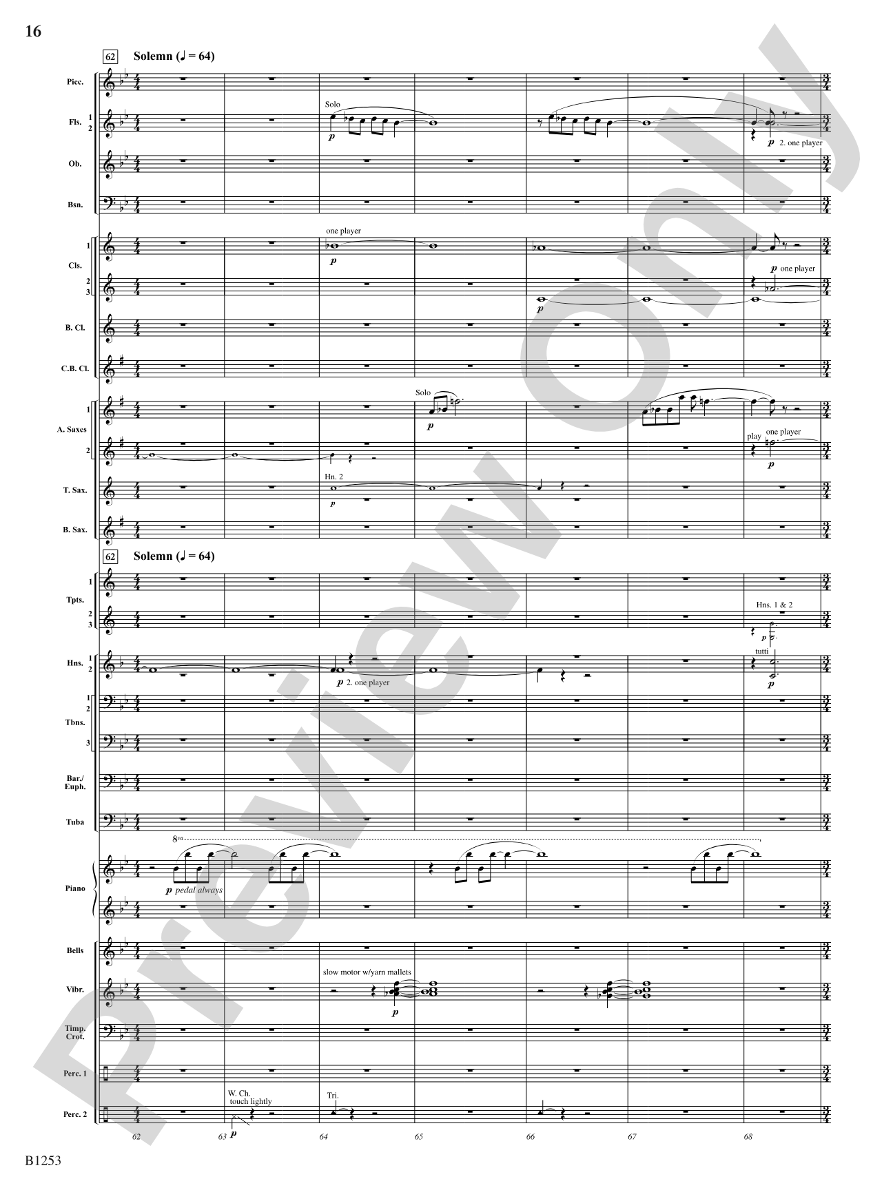 When Spirits Soar: Concert Band Conductor Score & Parts