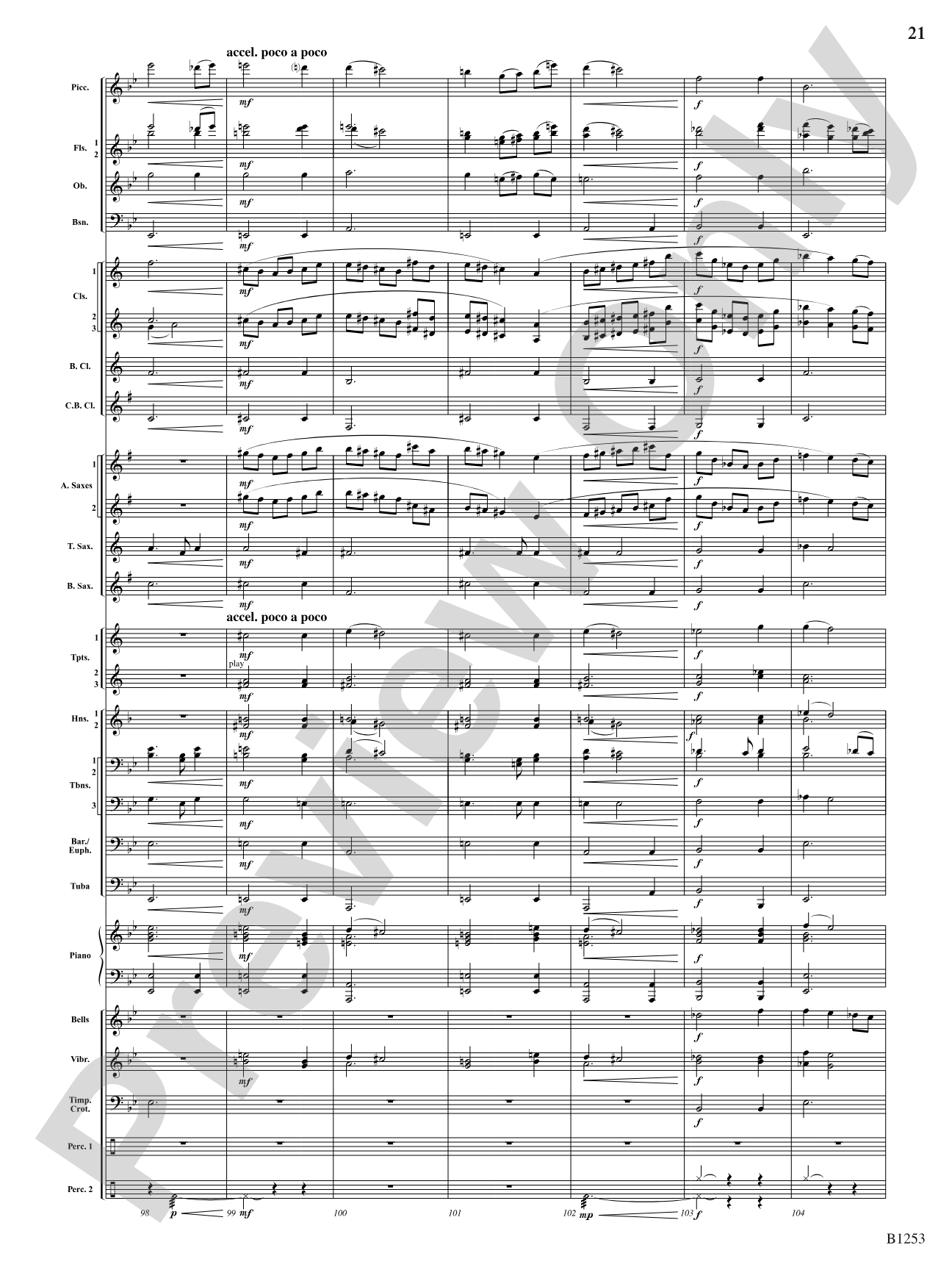 When Spirits Soar: Concert Band Conductor Score & Parts