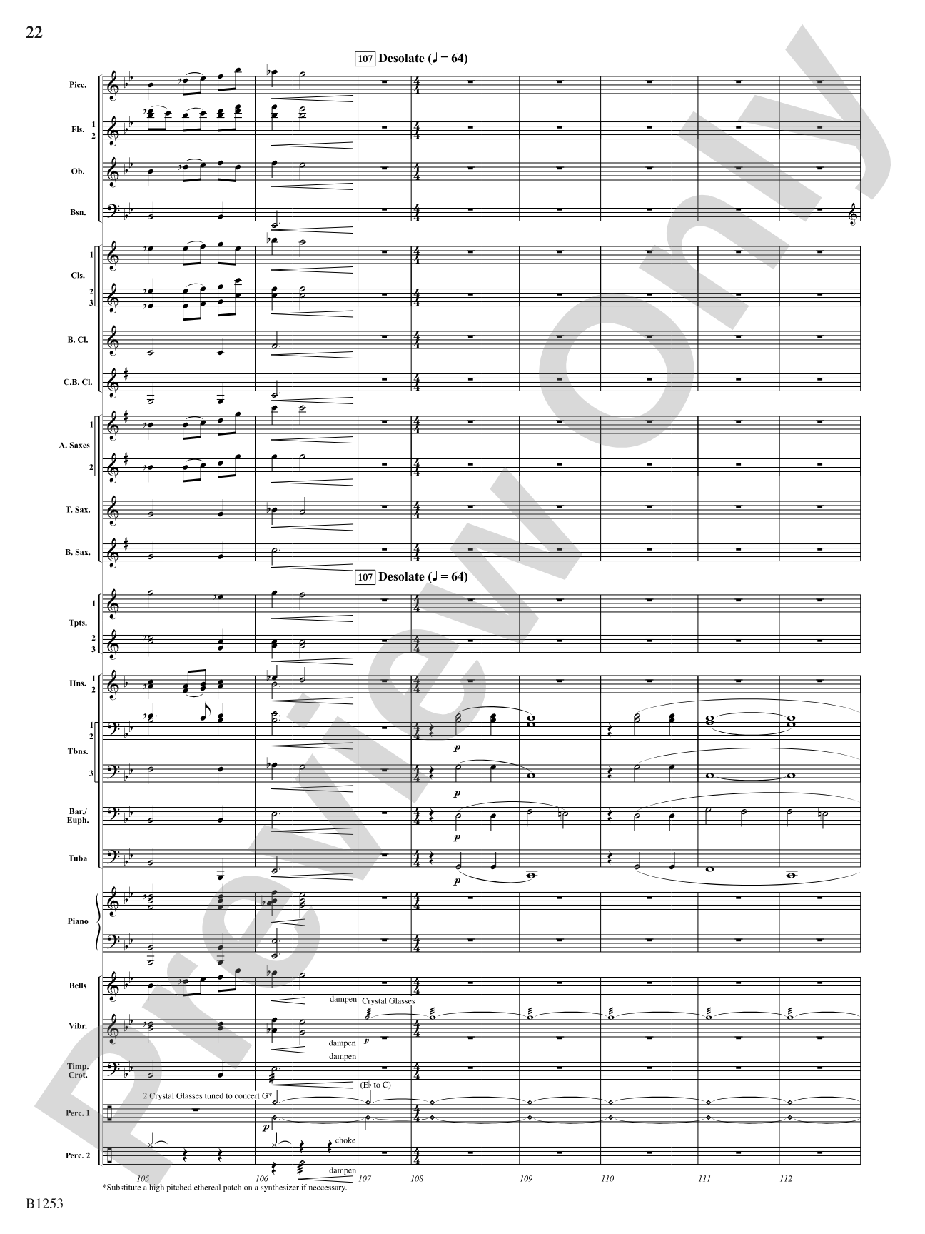 When Spirits Soar: Concert Band Conductor Score & Parts