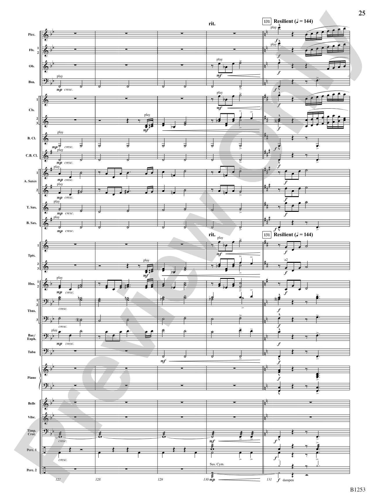 When Spirits Soar: Concert Band Conductor Score & Parts
