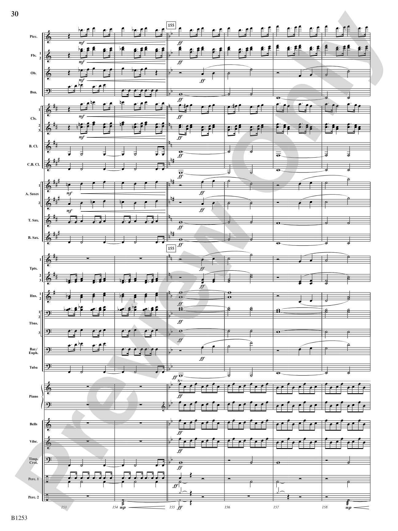 When Spirits Soar: Concert Band Conductor Score & Parts