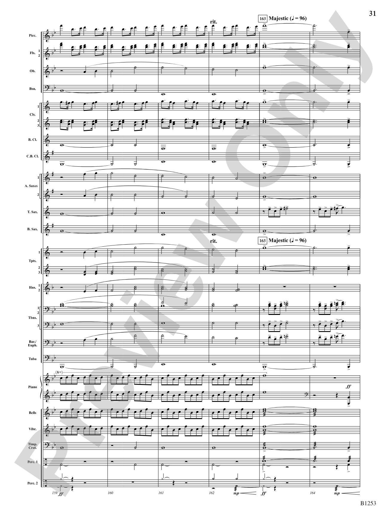 When Spirits Soar: Concert Band Conductor Score & Parts