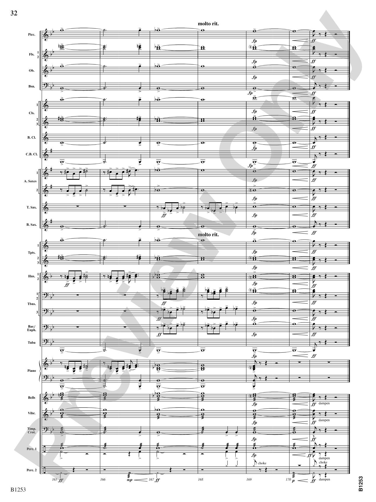 When Spirits Soar: Concert Band Conductor Score & Parts