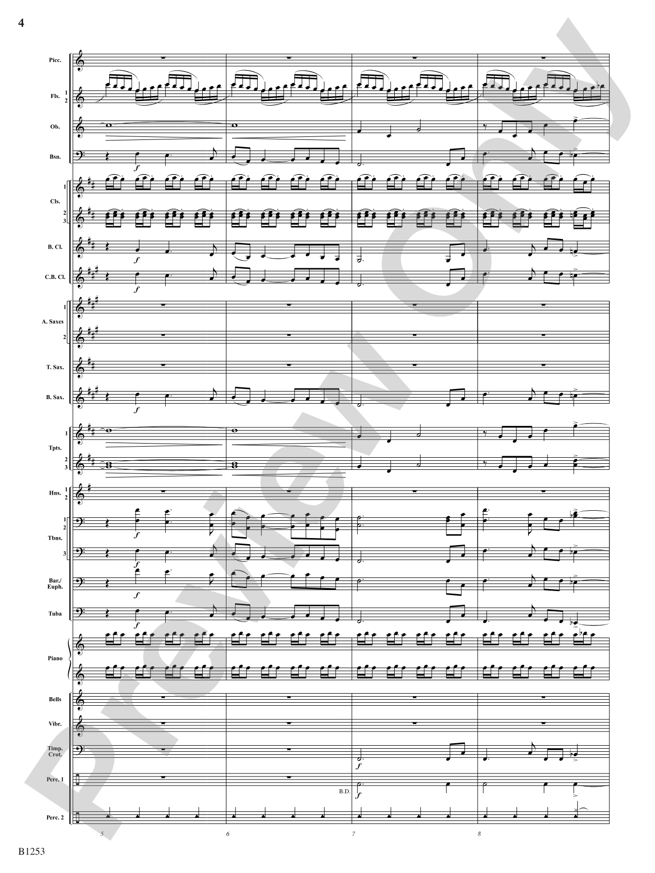 When Spirits Soar: Concert Band Conductor Score & Parts