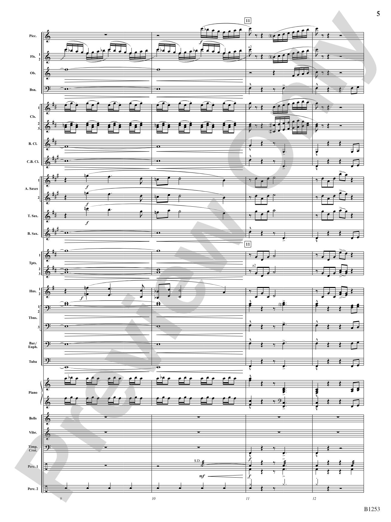 When Spirits Soar: Concert Band Conductor Score & Parts