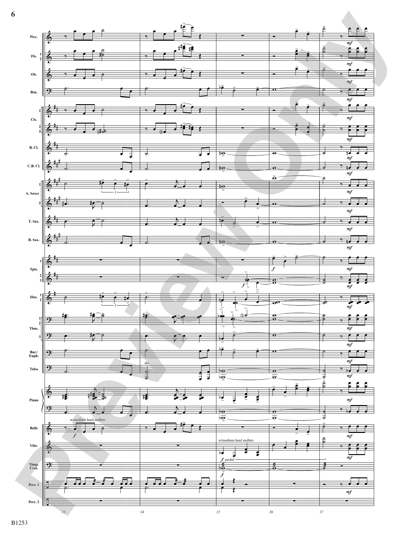 When Spirits Soar: Concert Band Conductor Score & Parts